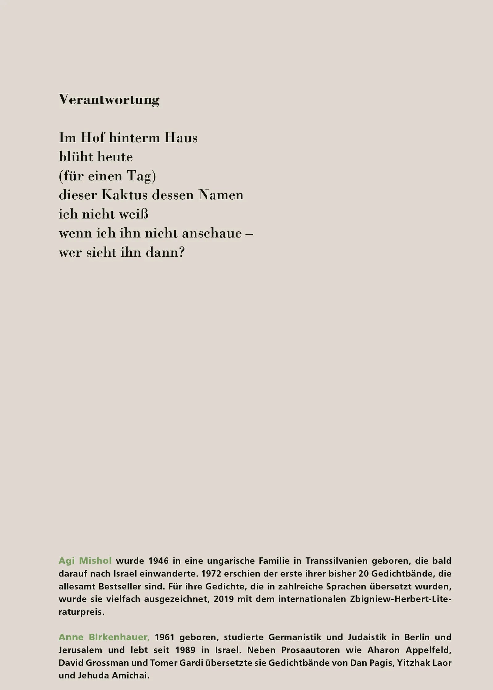 Abbildung von 'Gedicht für den unvollkommenen Menschen'