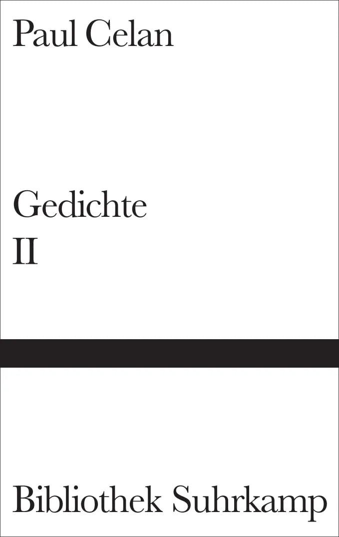 Buchcover von 'Gedichte in zwei Bänden' - Gebundene Ausgabe von Paul Celan