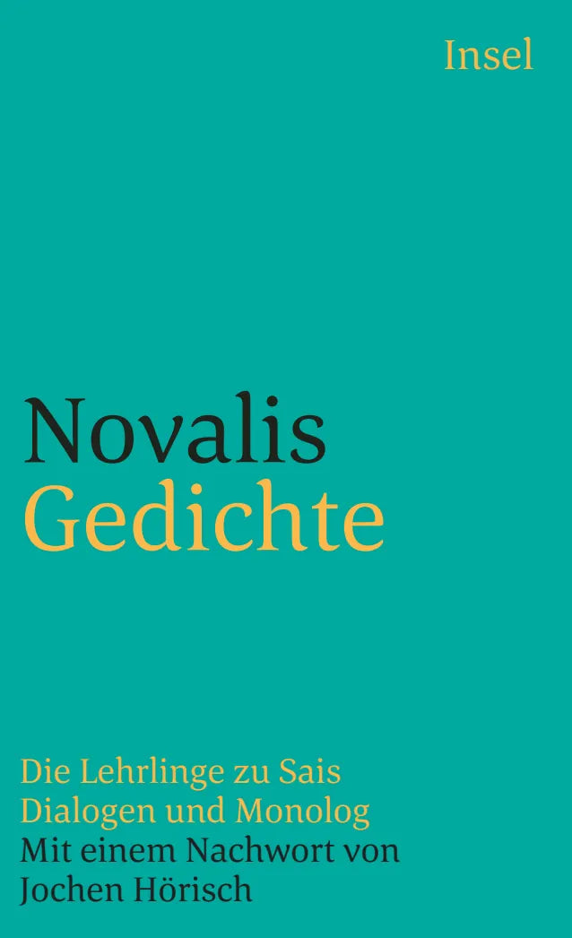 Buchcover von 'Gedichte' - Taschenbuch von Novalis