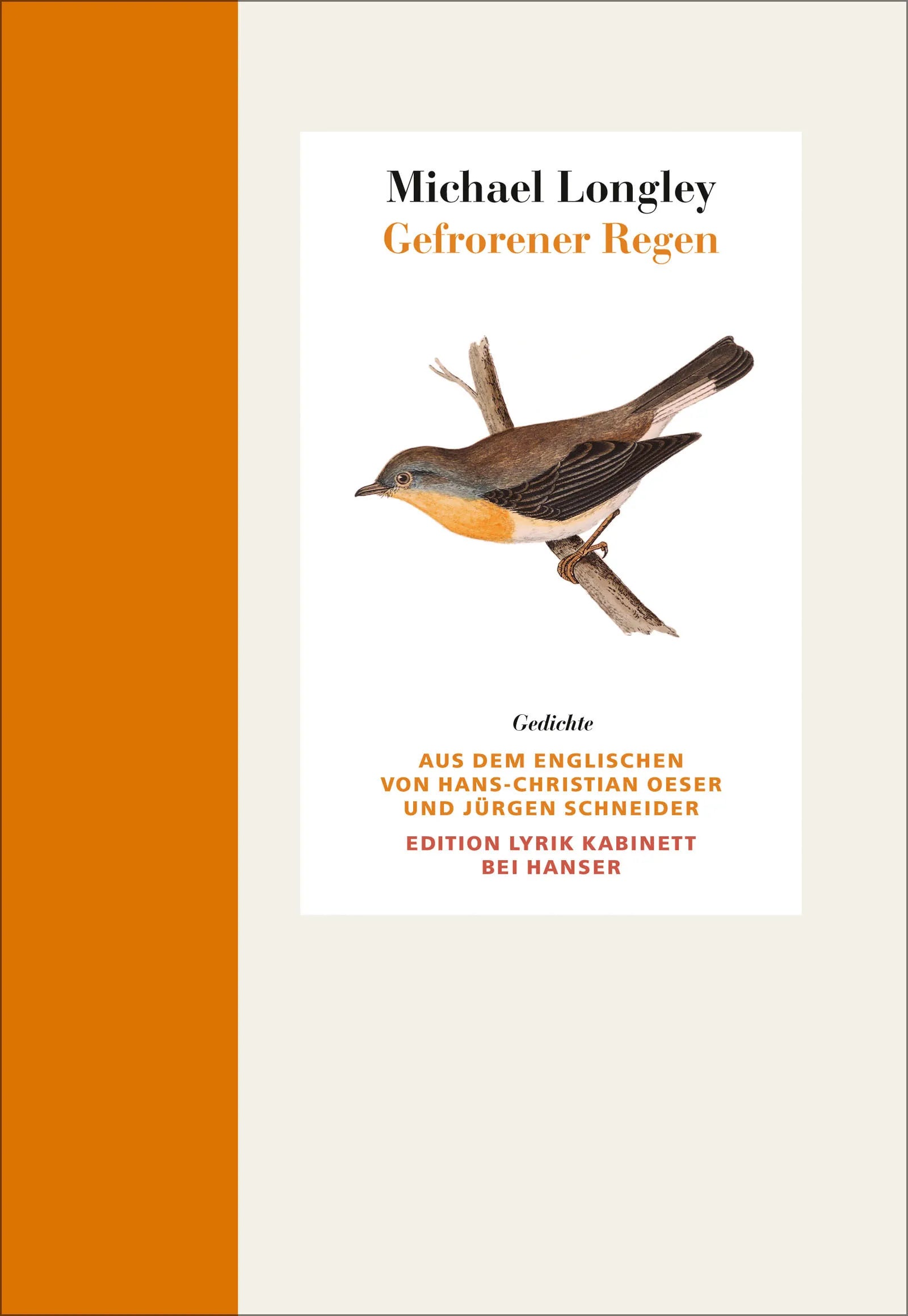 Buchcover von 'Gefrorener Regen' - Gebundene Ausgabe von Michael Longley
