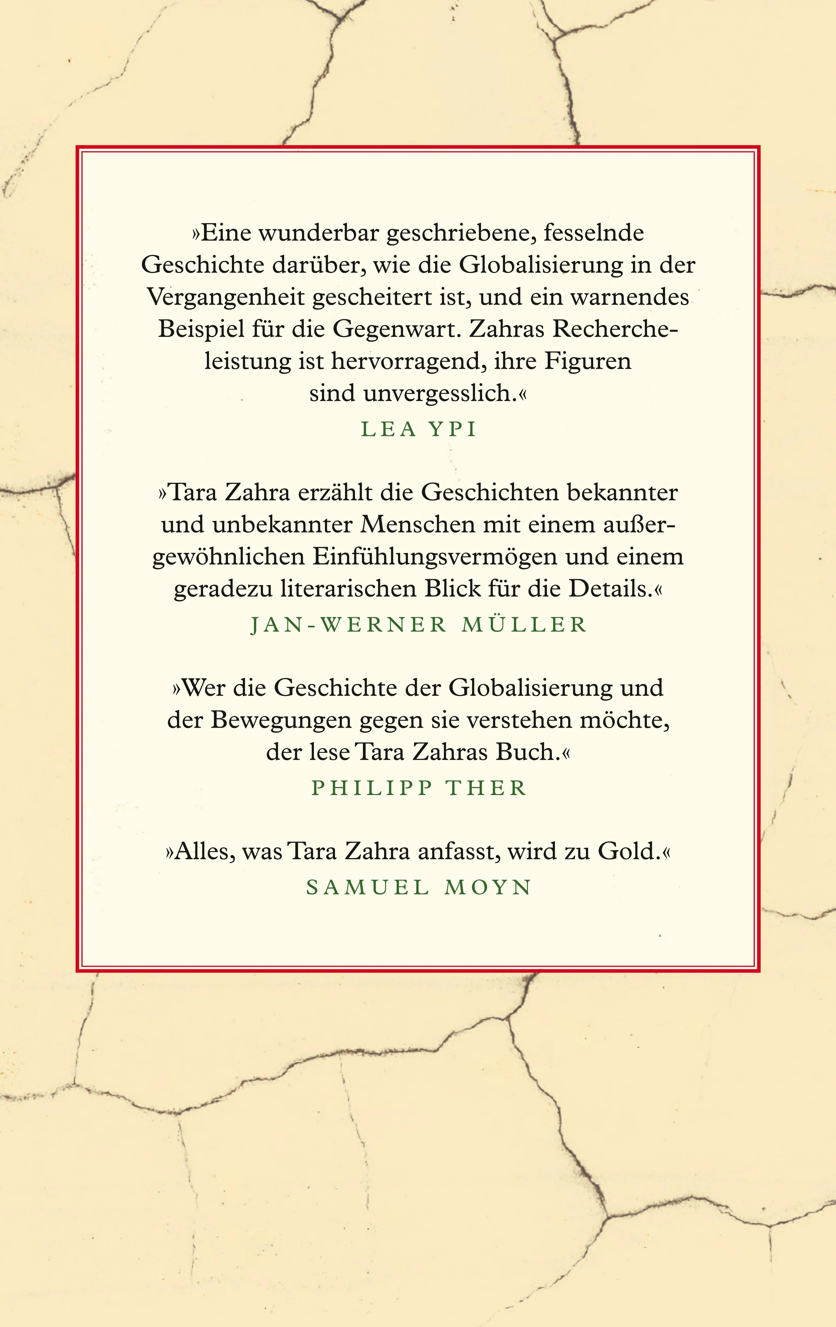 Buchrückseite von 'Gegen die Welt' mit Klappentext - Gebundene Ausgabe