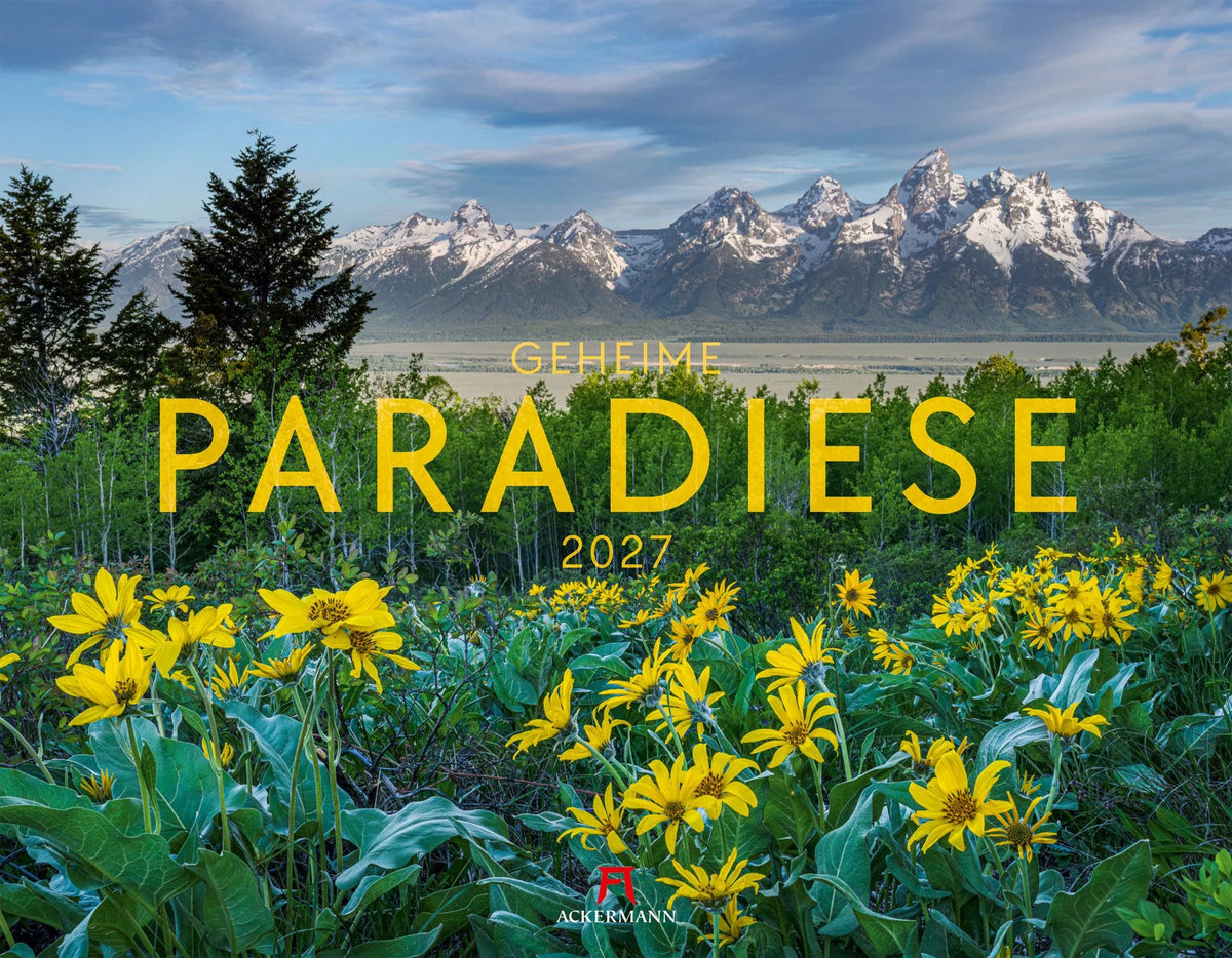 Wandkalender: Geheime Paradiese Kalender 2027