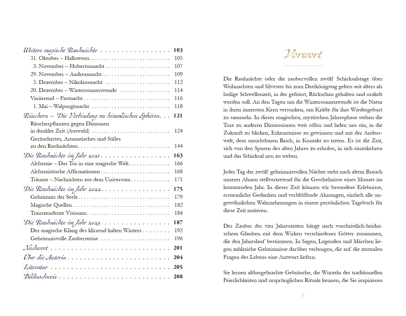 Innenansicht von 'Geheimnisvolle Rauhnächte' - Taschenbuch