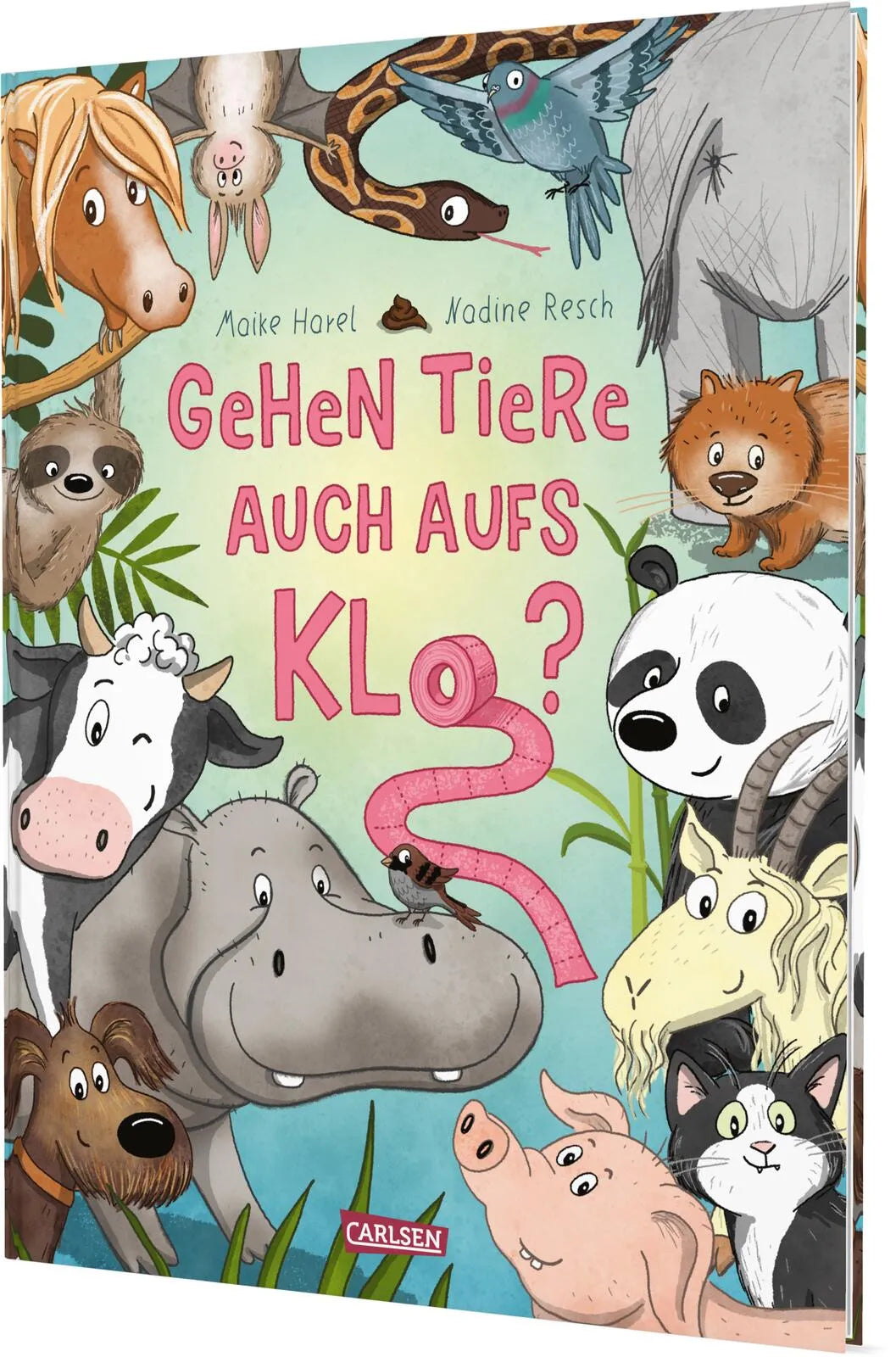 Buchcover von 'Gehen Tiere auch aufs Klo?' - Gebundene Ausgabe von Maike Harel