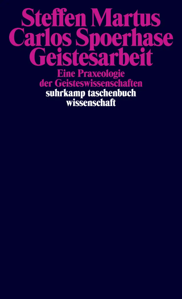 Buchcover von 'Geistesarbeit' - Taschenbuch von Steffen Martus