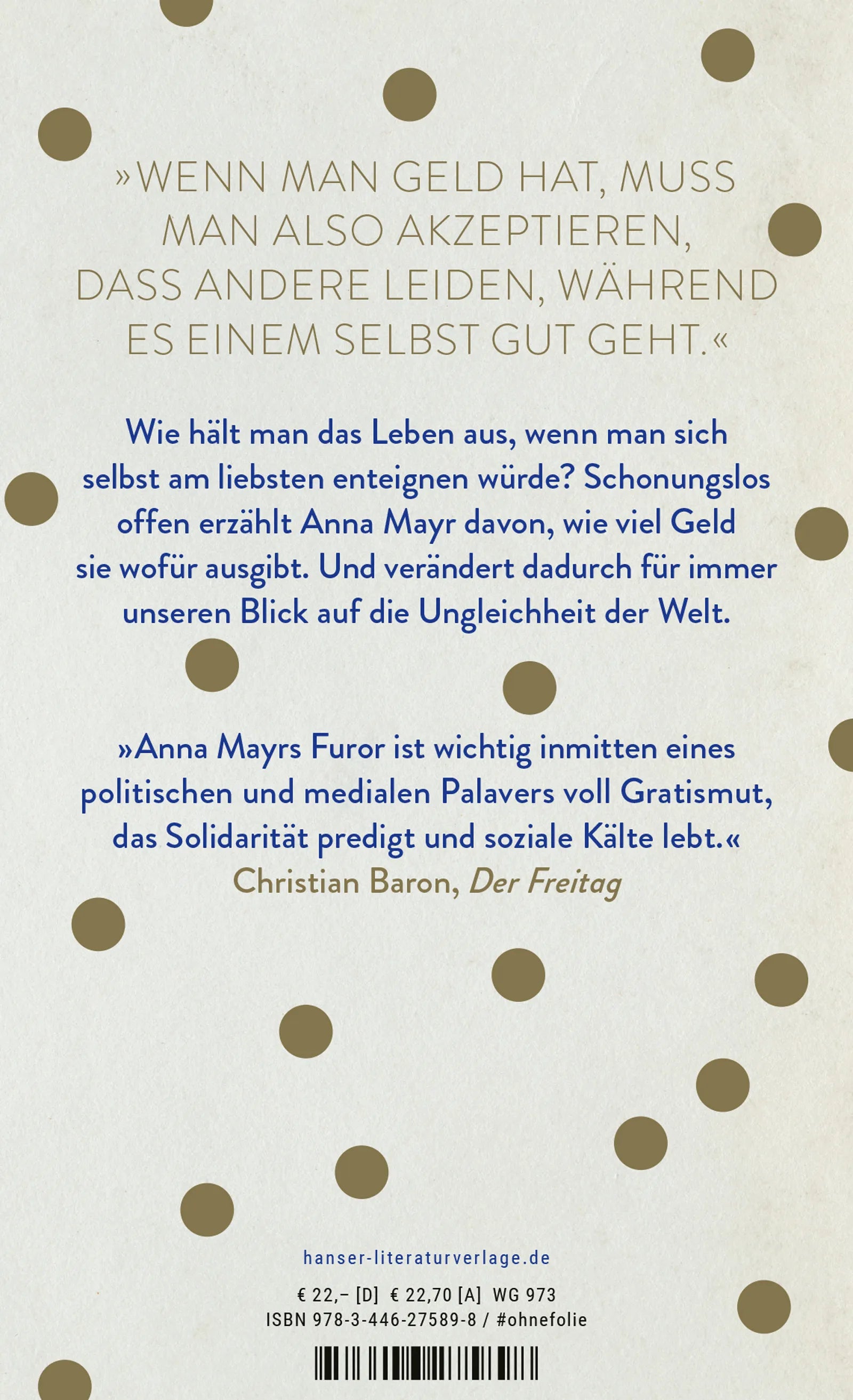 Produktansicht: Geld spielt keine Rolle (Gebundene Ausgabe)