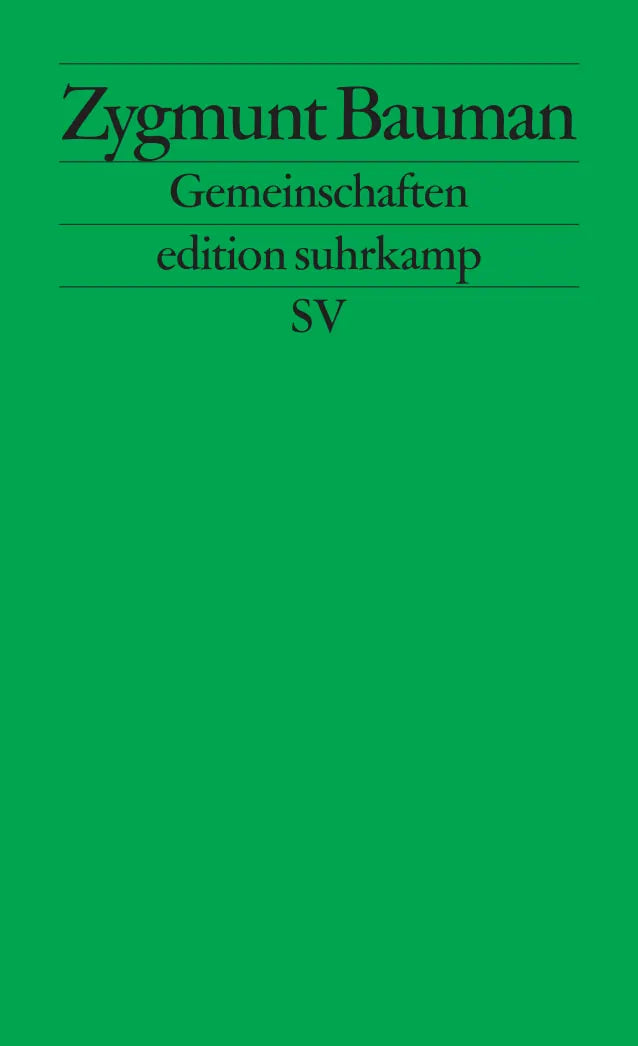 Buchcover von 'Gemeinschaften' - Taschenbuch von Zygmunt Bauman