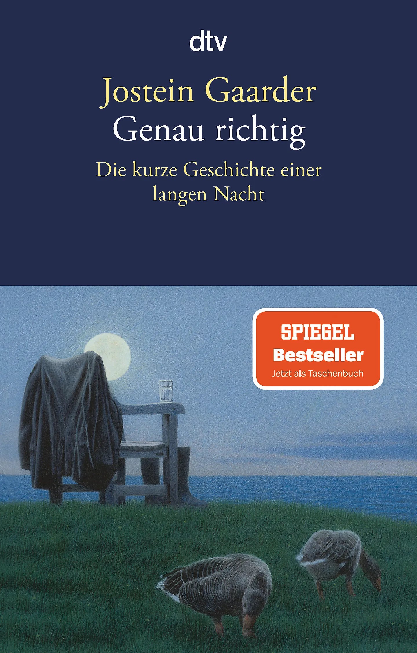 Buchcover von 'Genau richtig' - Taschenbuch von Jostein Gaarder