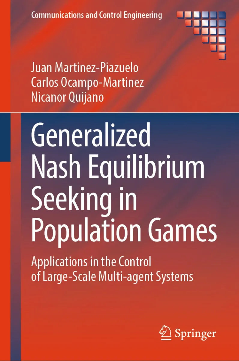 Cover: Generalized Nash Equilibrium Seeking in Population Games (E-Book) von Juan Martinez-Piazuelo