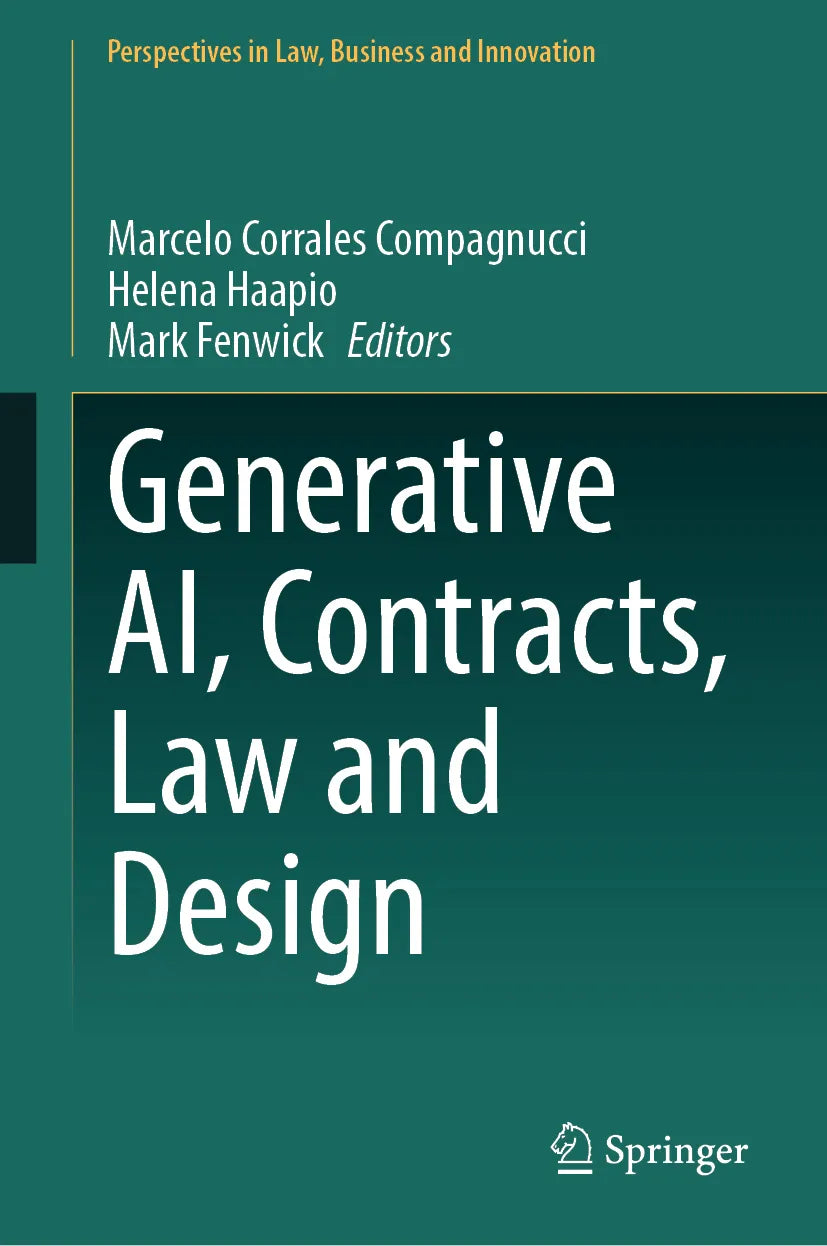 Cover: Generative AI, Contracts, Law and Design (E-Book)