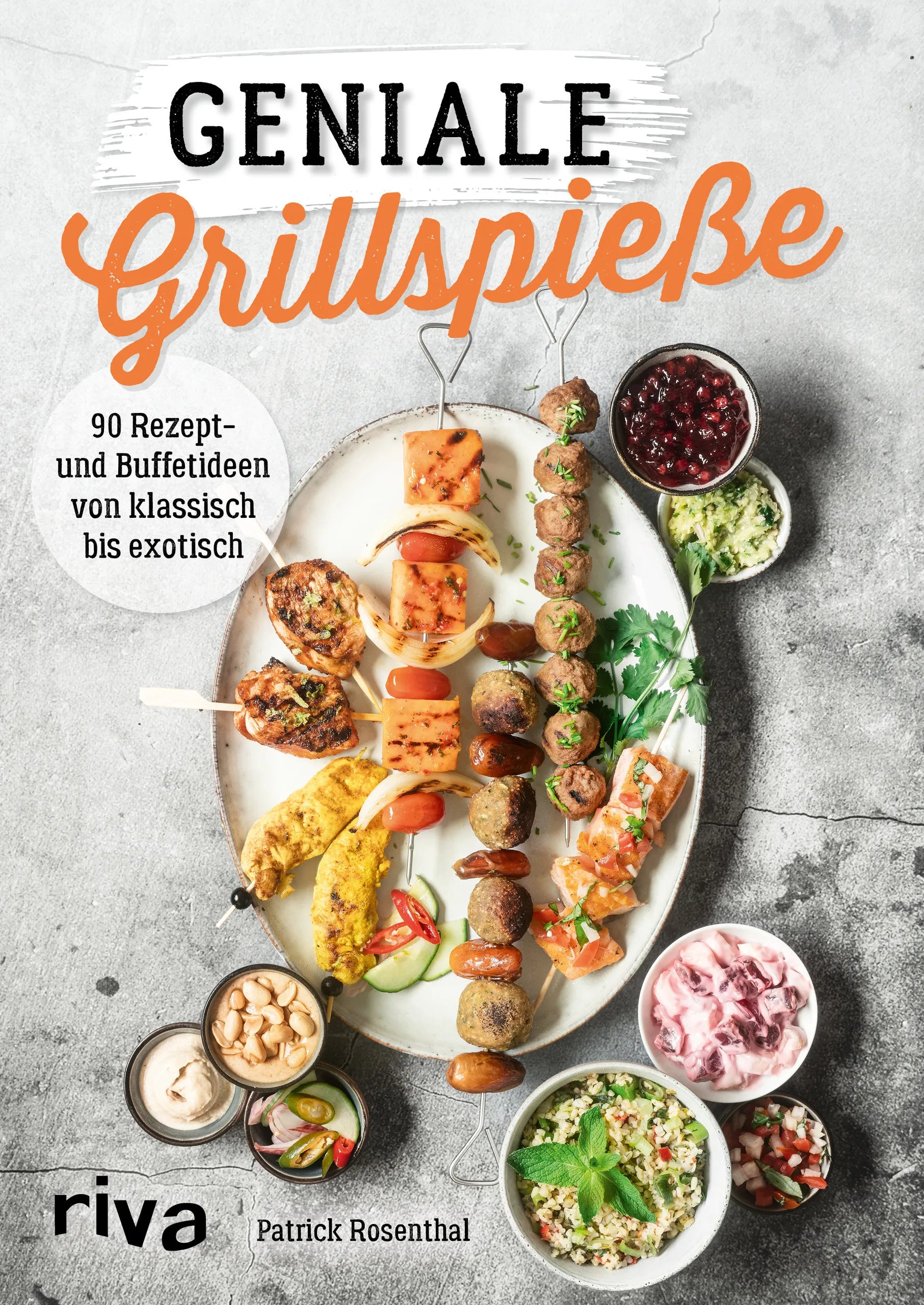 Buchcover von 'Geniale Grillspieße' - Taschenbuch von Patrick Rosenthal