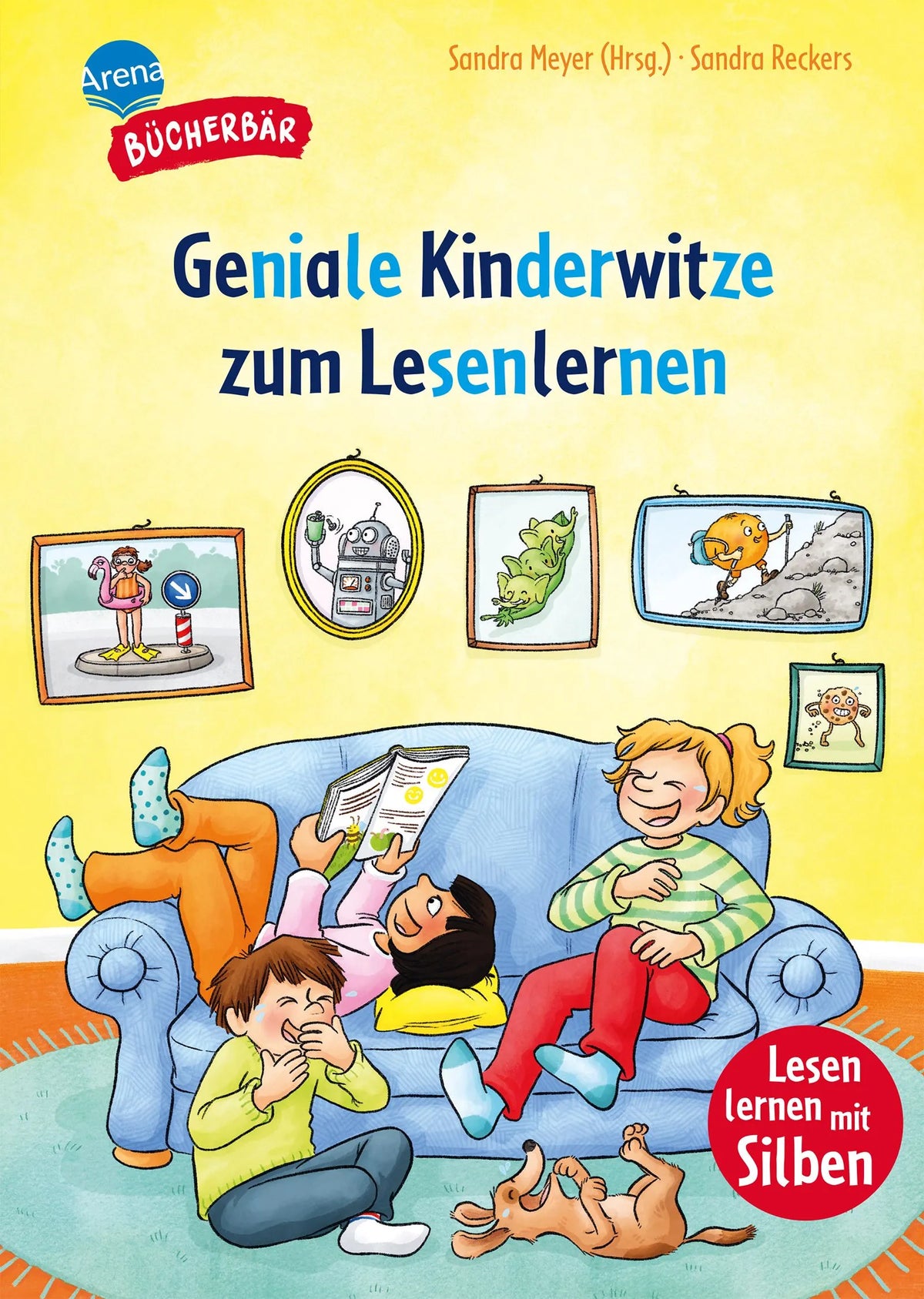 Cover: Geniale Kinderwitze zum Lesenlernen (Hardcover) von Sandra Meyer