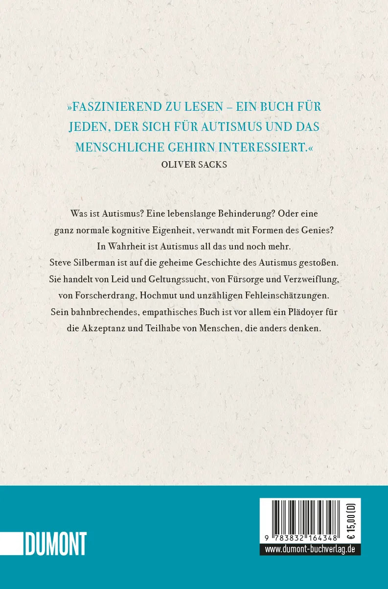 Buchrückseite von 'Geniale Störung' mit Klappentext - Taschenbuch