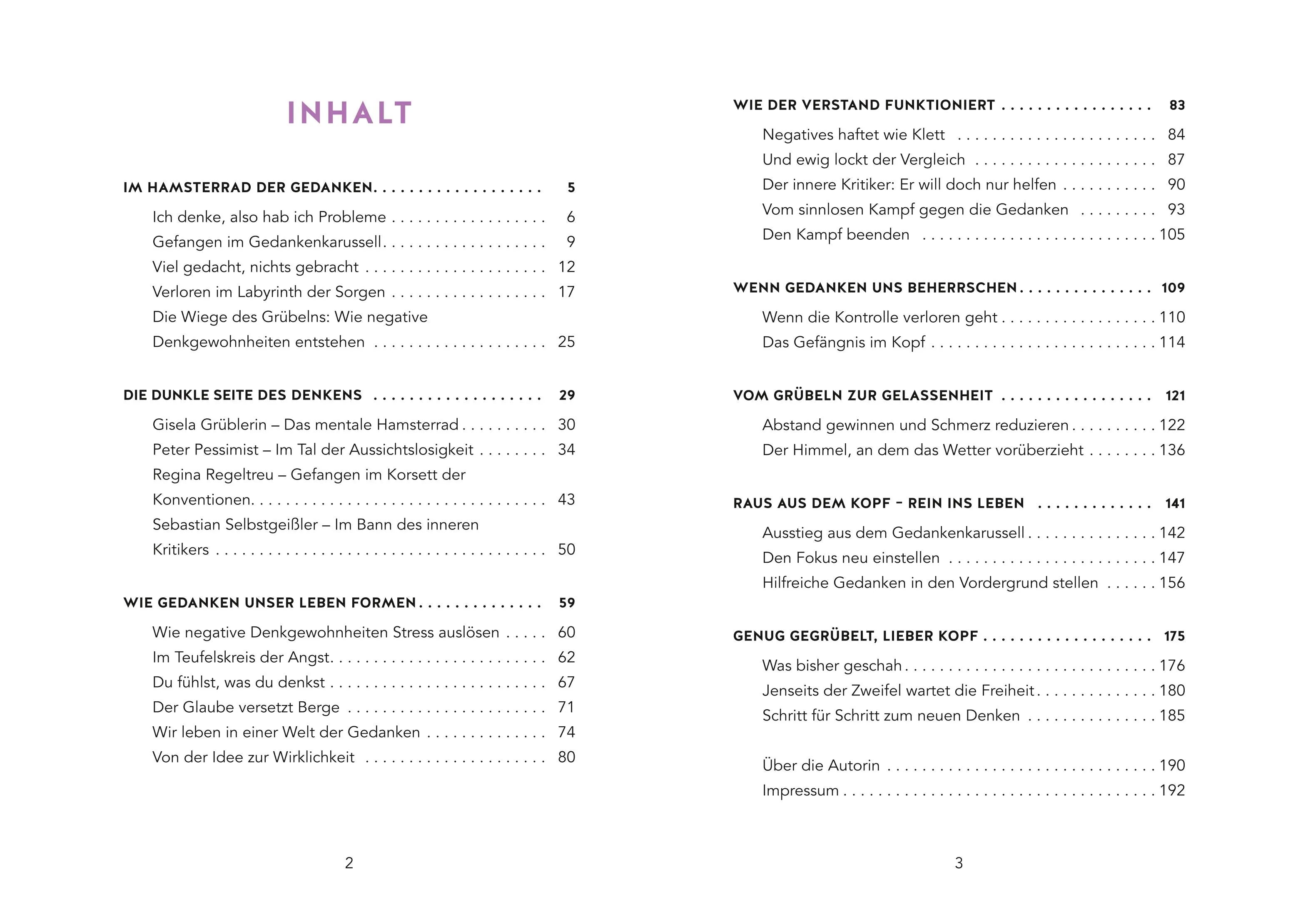 Produktansicht: Genug gegrübelt, lieber Kopf! (Gebundene Ausgabe)