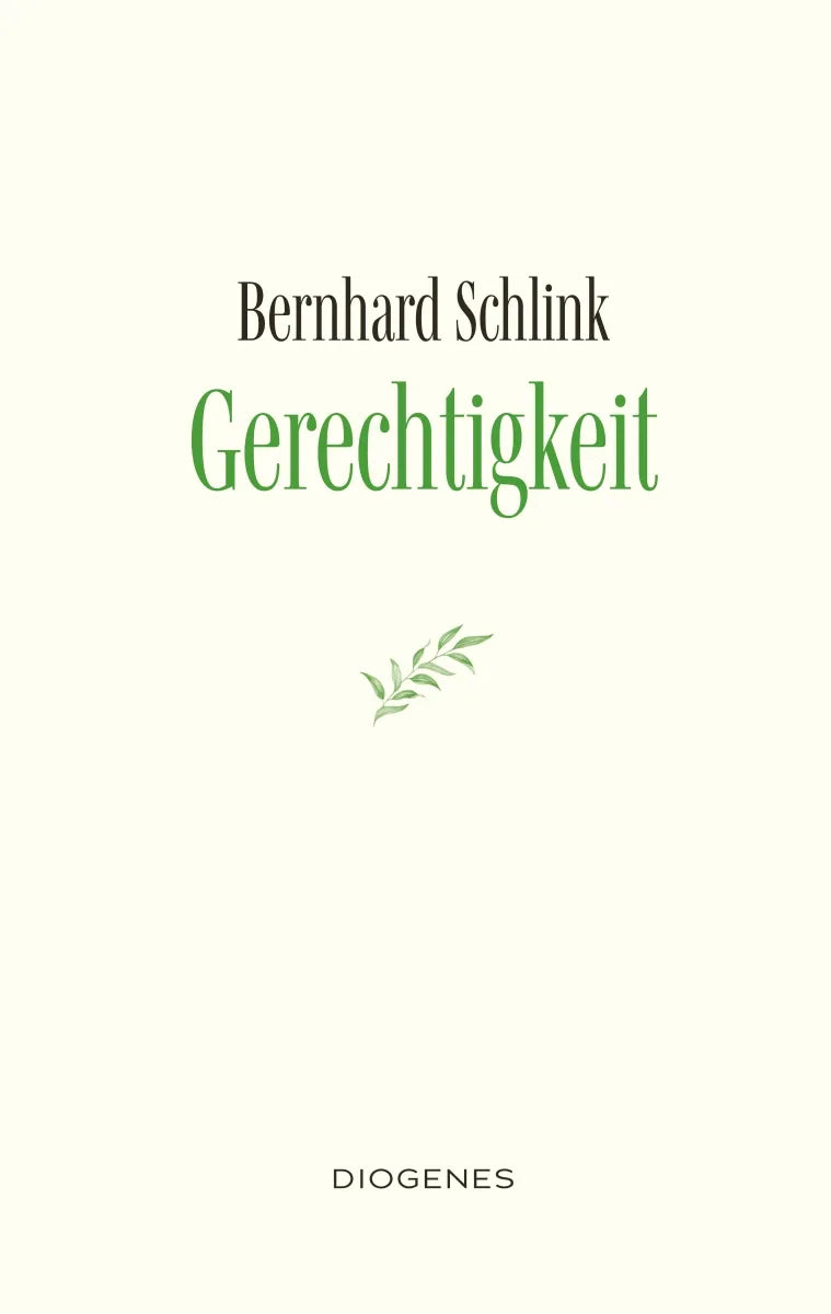 Buchcover von 'Gerechtigkeit' - Gebundene Ausgabe von Bernhard Schlink