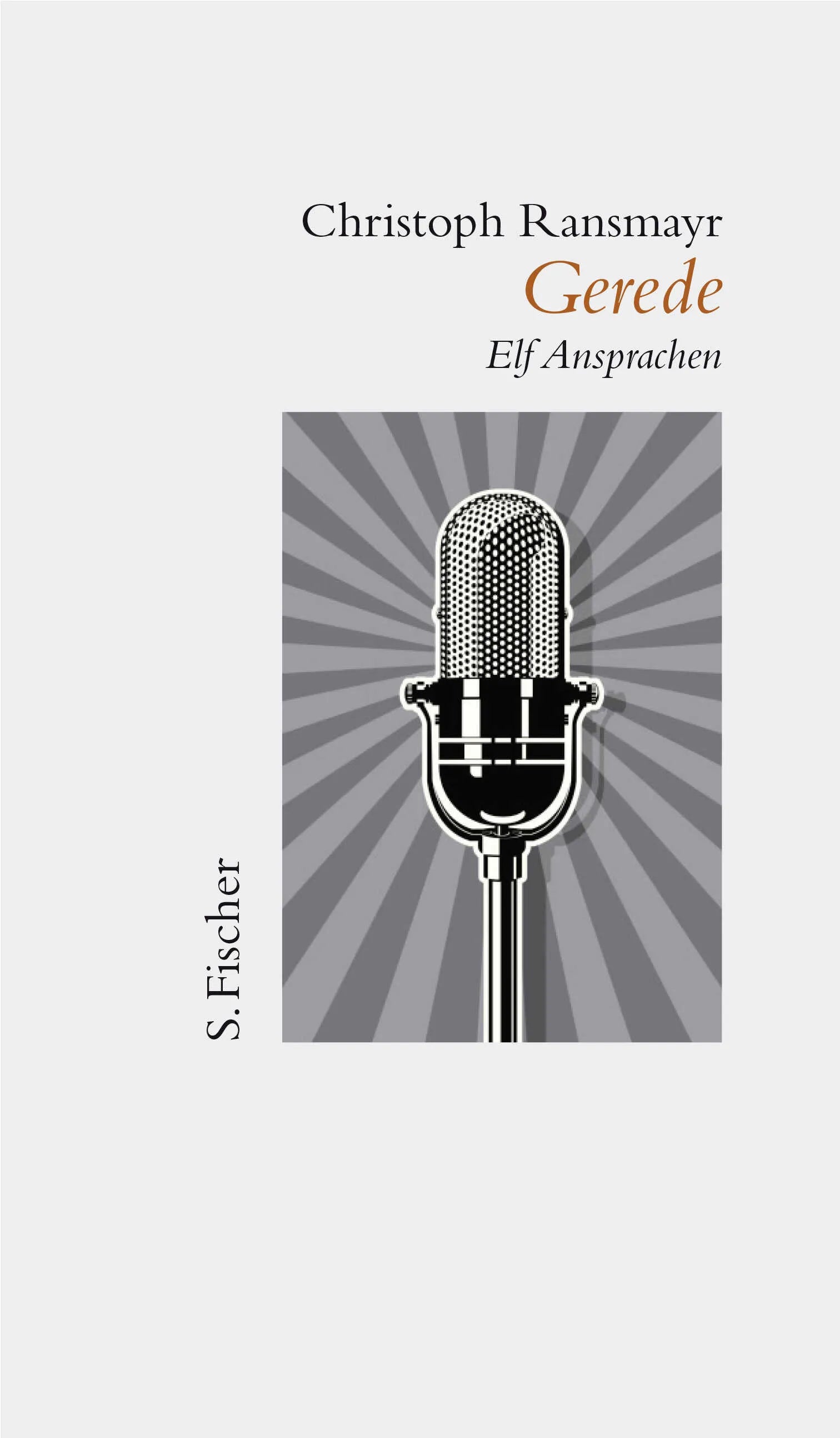 Buchcover von 'Gerede' - Gebundene Ausgabe von Christoph Ransmayr