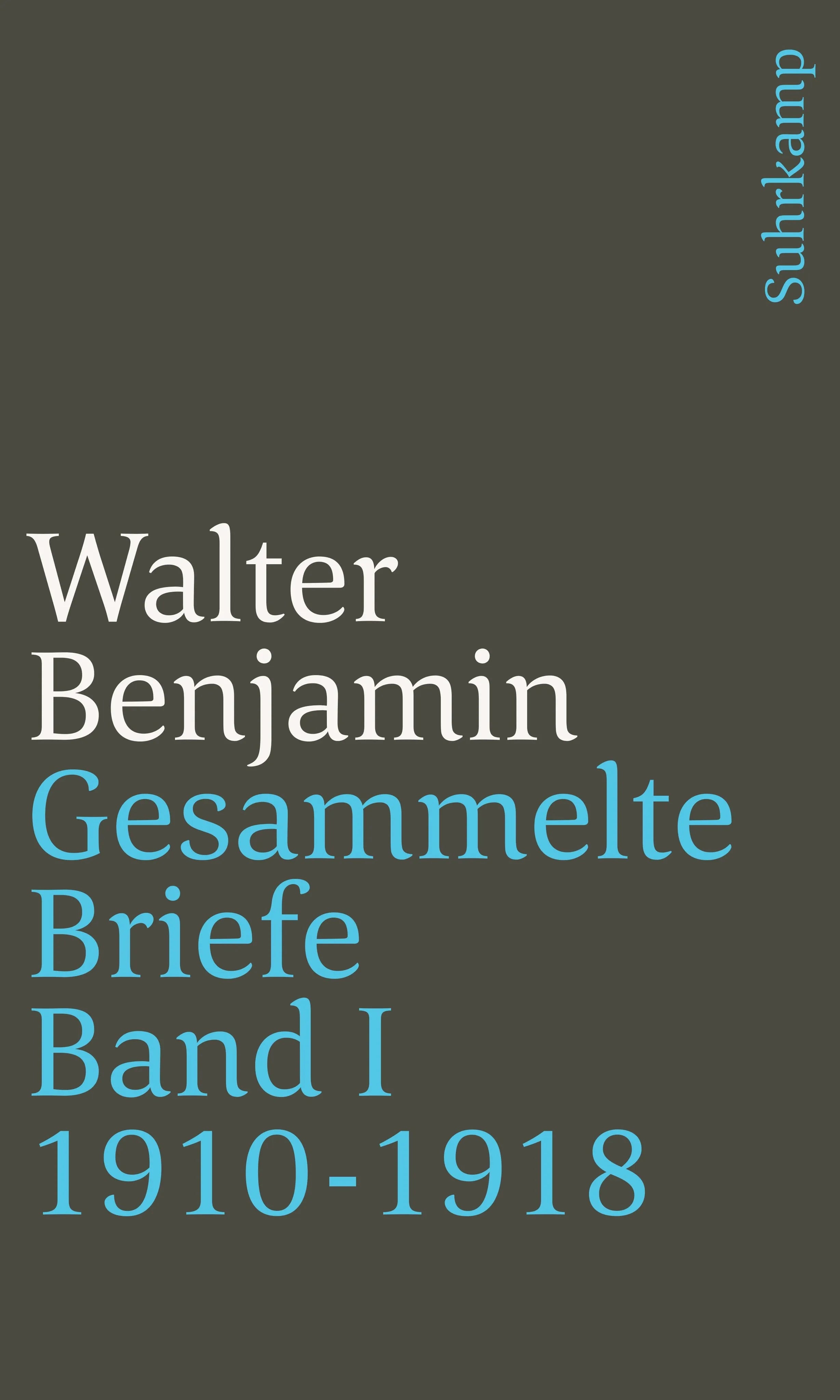 Buchcover von 'Gesammelte Briefe. 6 Bände' - Taschenbuch von Walter Benjamin
