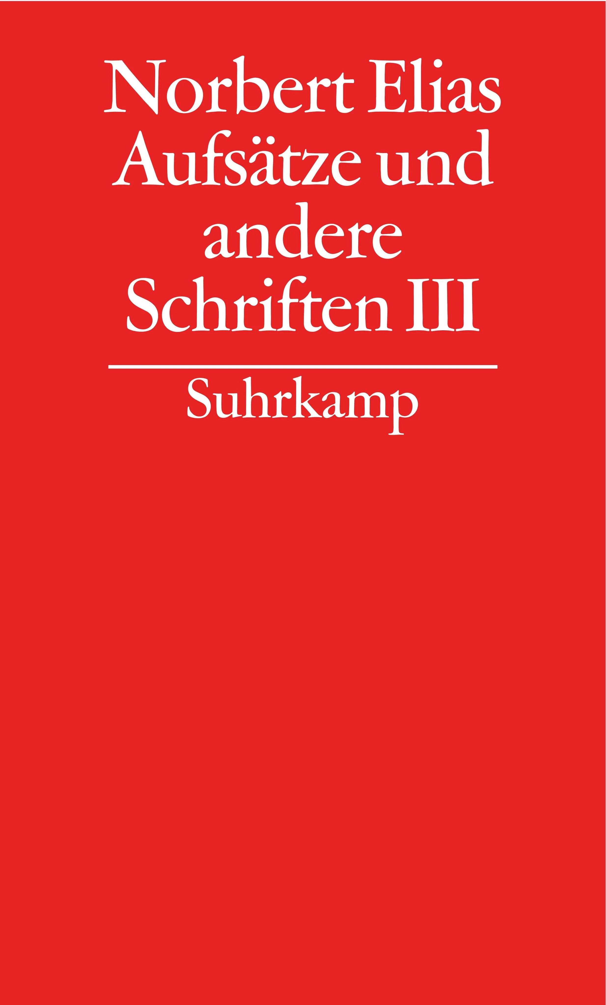 Buchcover von 'Gesammelte Schriften in 19 Bänden' - Gebundene Ausgabe von Norbert Elias