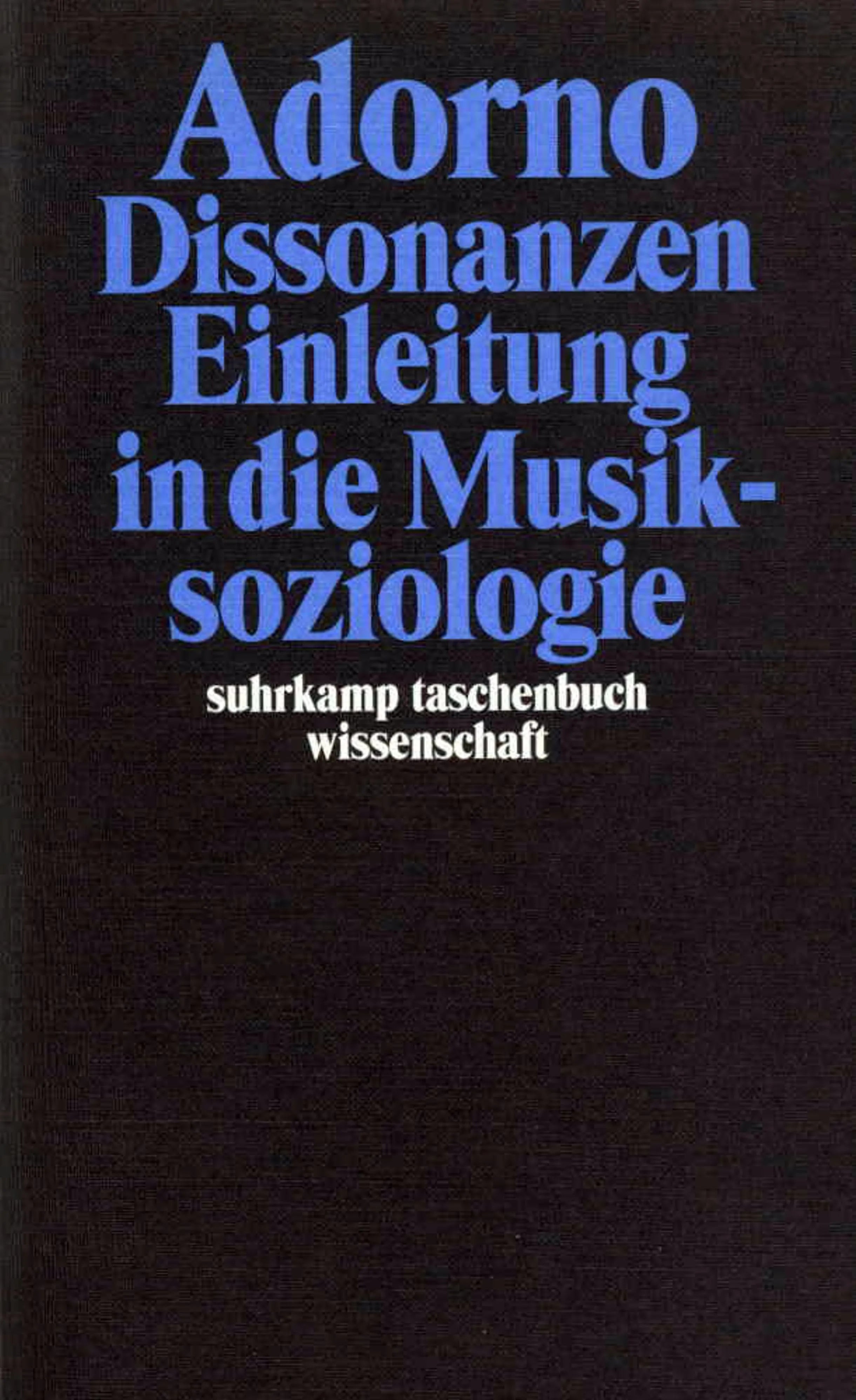 Buchcover von 'Gesammelte Schriften in 20 Bänden' - Taschenbuch von Theodor W. Adorno