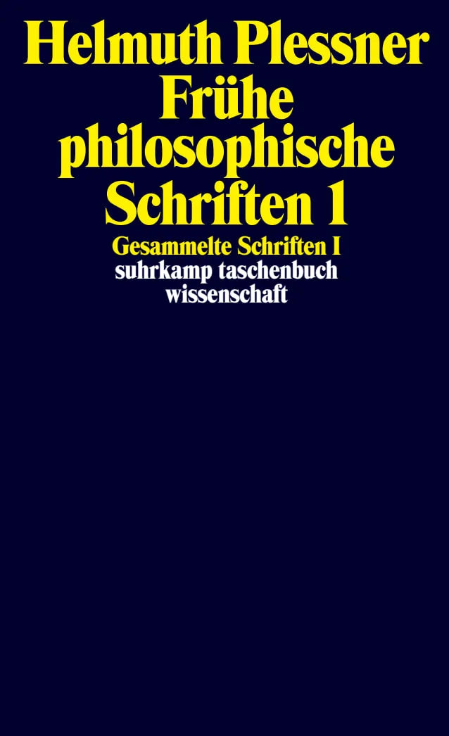 Buchcover von 'Gesammelte Schriften in zehn Bänden' - Taschenbuch von Helmuth Plessner