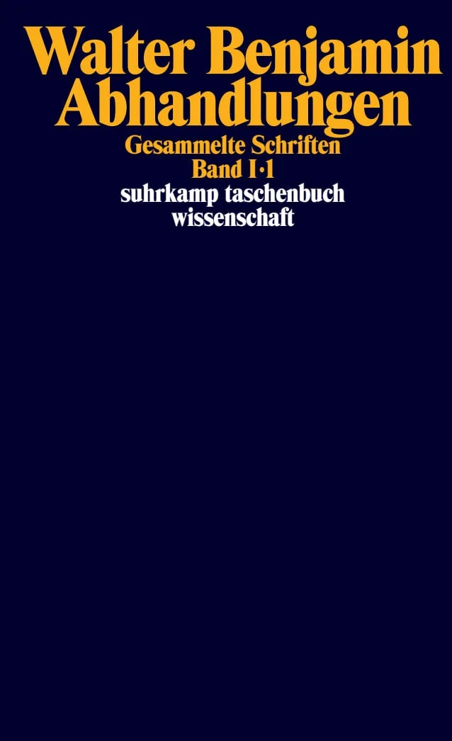 Buchcover von 'Gesammelte Schriften' - Taschenbuch von Walter Benjamin