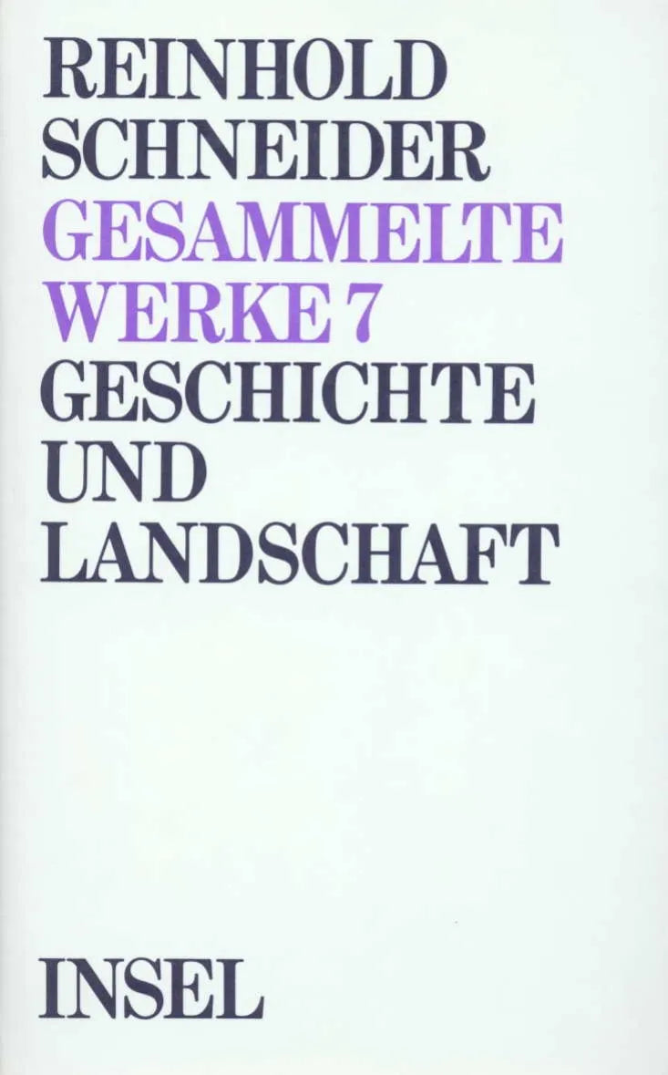Buchcover von 'Gesammelte Werke in zehn Bänden' - Gebundene Ausgabe von Reinhold Schneider