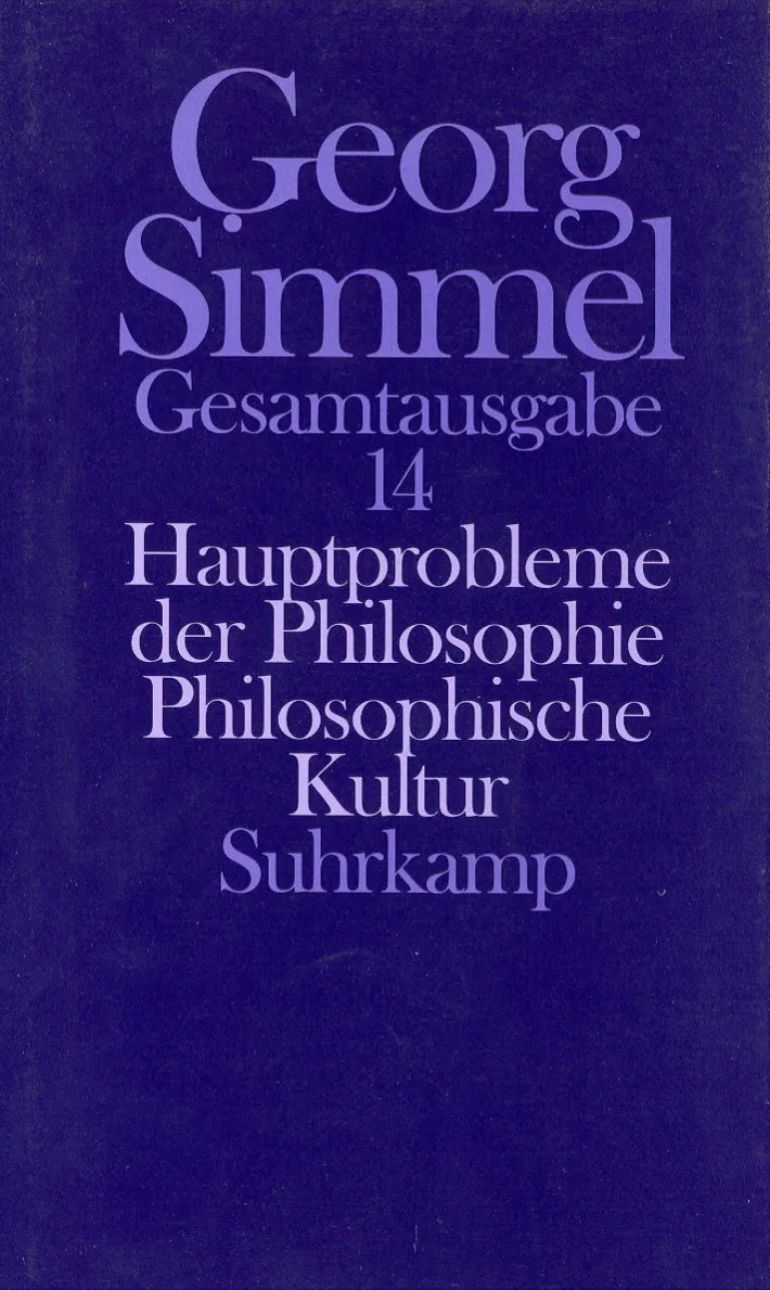 Buchcover von 'Gesamtausgabe in 24 Bänden' - Gebundene Ausgabe von Georg Simmel