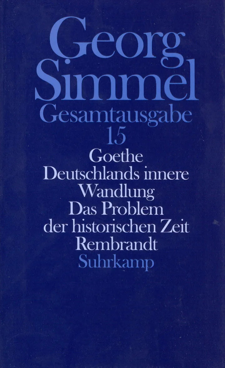 Buchcover von 'Gesamtausgabe in 24 Bänden' - Gebundene Ausgabe von Georg Simmel