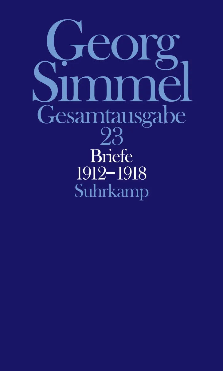 Buchcover von 'Gesamtausgabe in 24 Bänden' - Gebundene Ausgabe von Georg Simmel