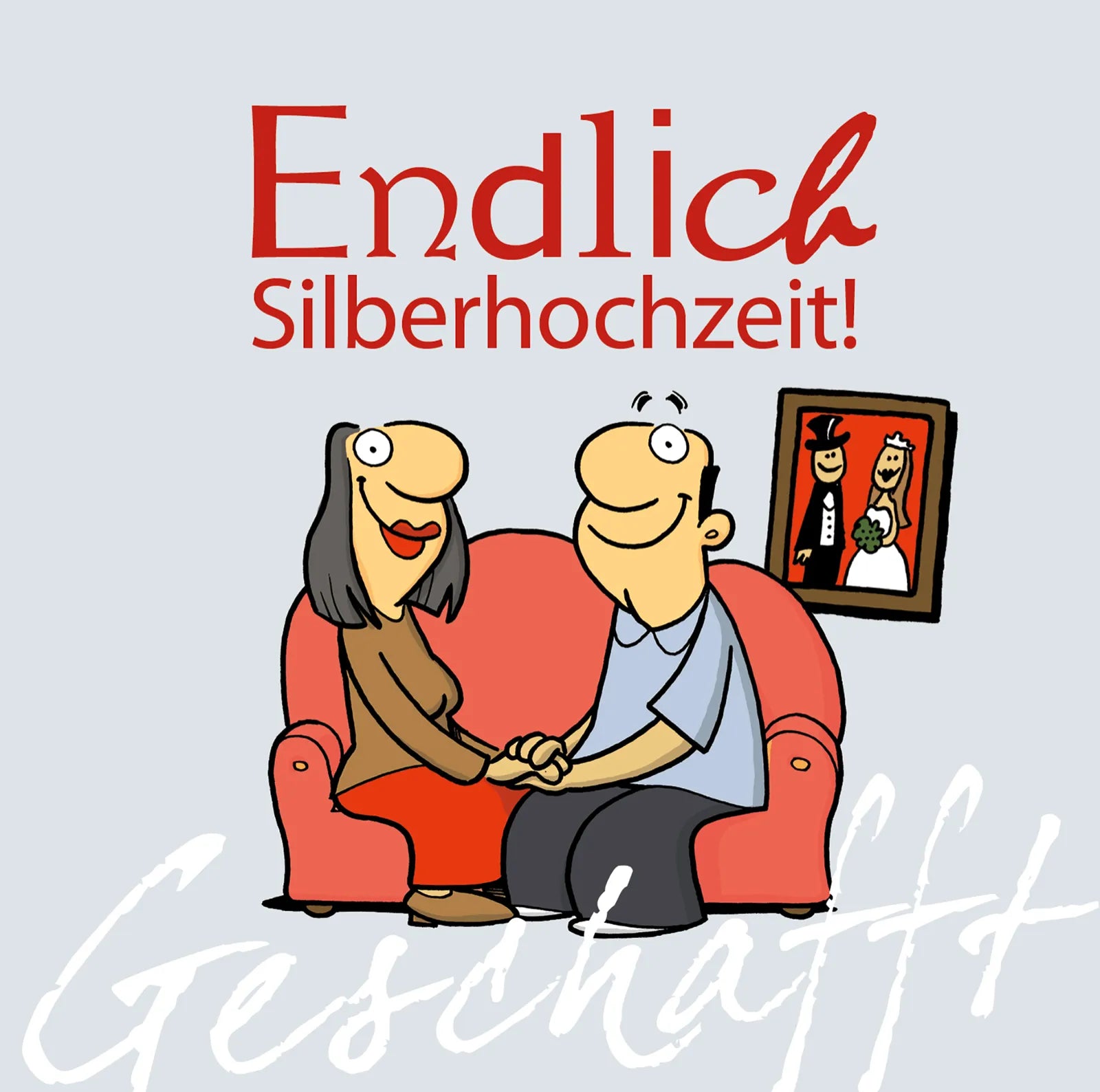 Buchcover von 'Geschafft: Endlich Silberhochzeit!' - Gebundene Ausgabe von Michael Kernbach