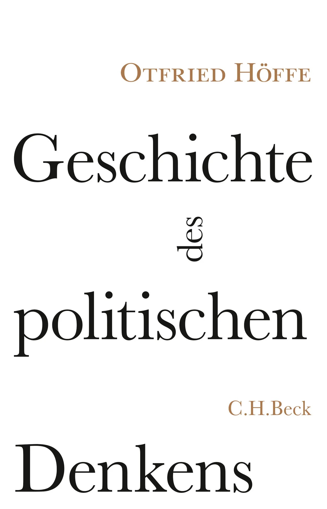 Buchcover von 'Geschichte des politischen Denkens' - Gebundene Ausgabe von Otfried Höffe