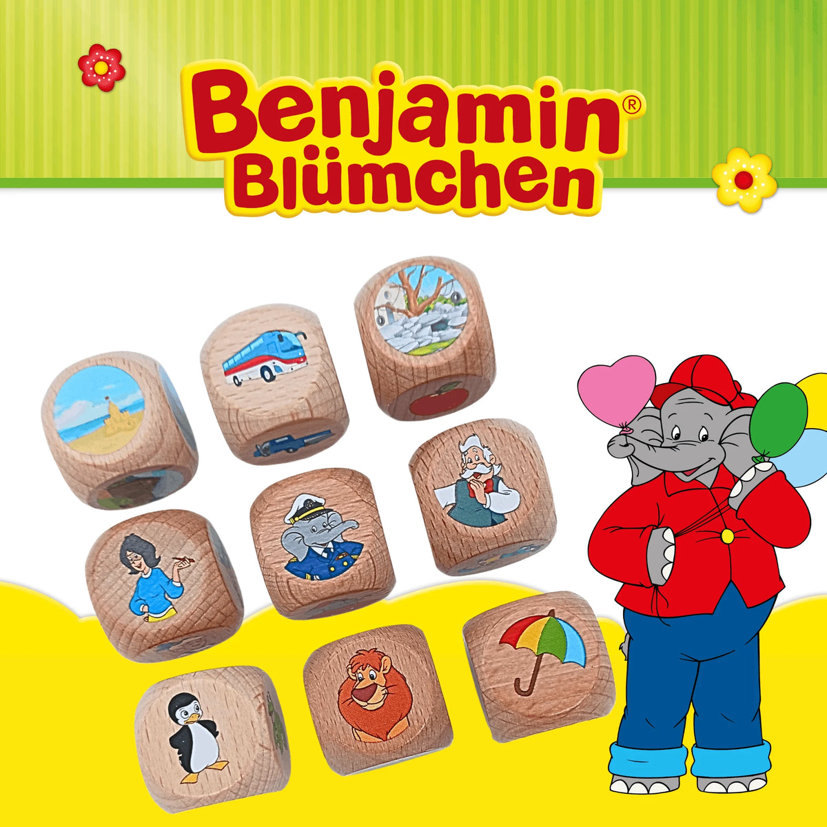 Geschichtenwürfel mit Benjamin Blümchen – Ansicht