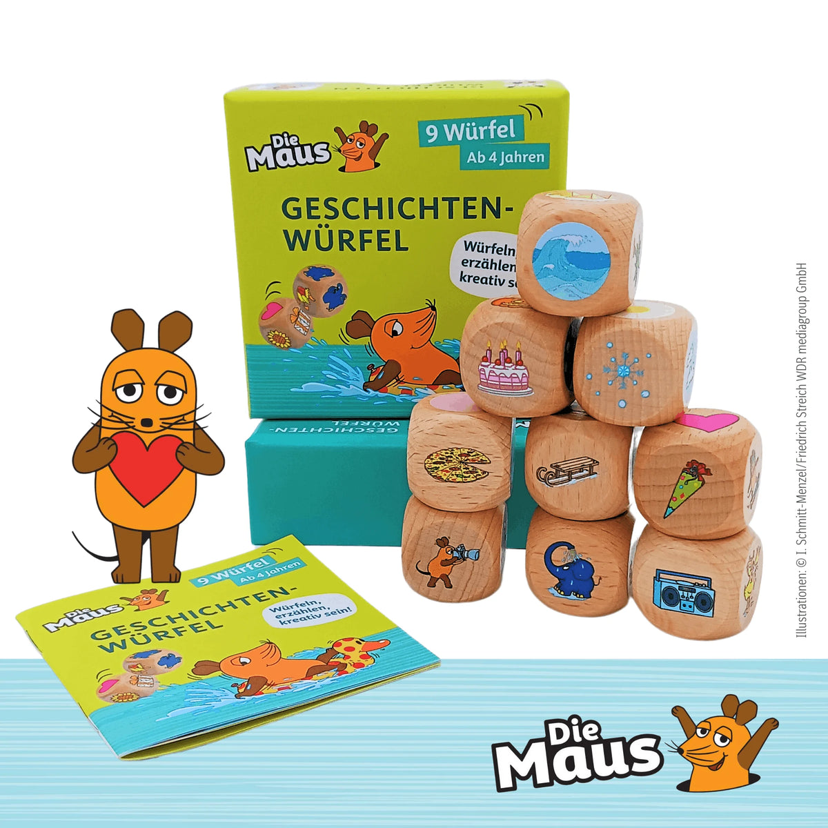 Geschichtenwürfel mit der Maus – Ansicht