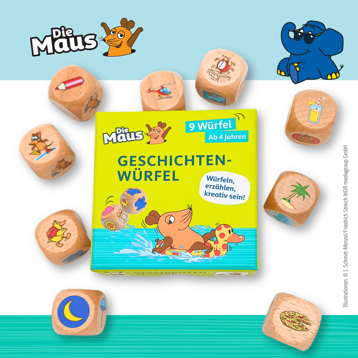 Geschichtenwürfel mit der Maus – Ansicht