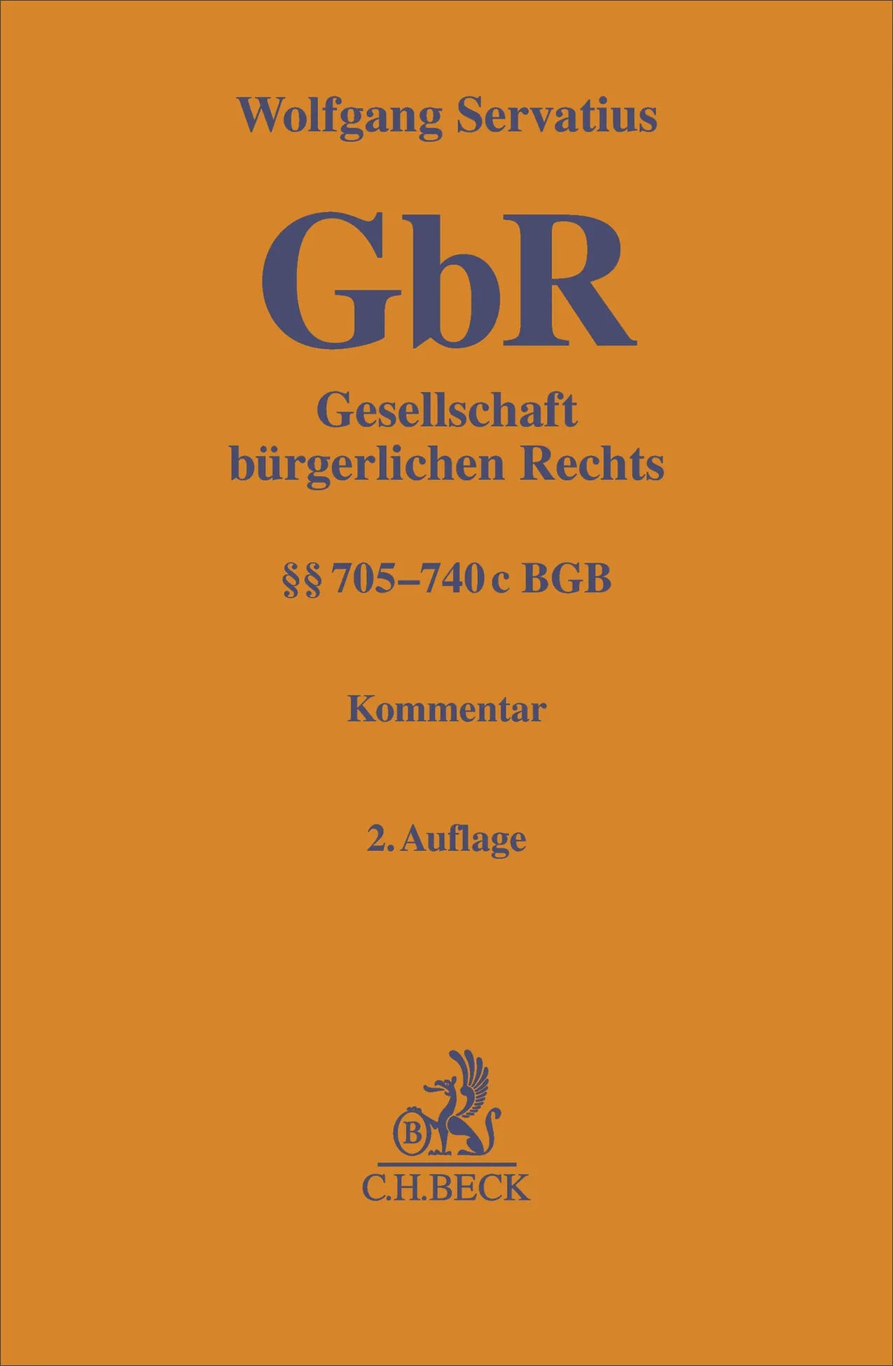 Buchcover von 'Gesellschaft bürgerlichen Rechts. GbR' - Gebundene Ausgabe von Wolfgang Servatius