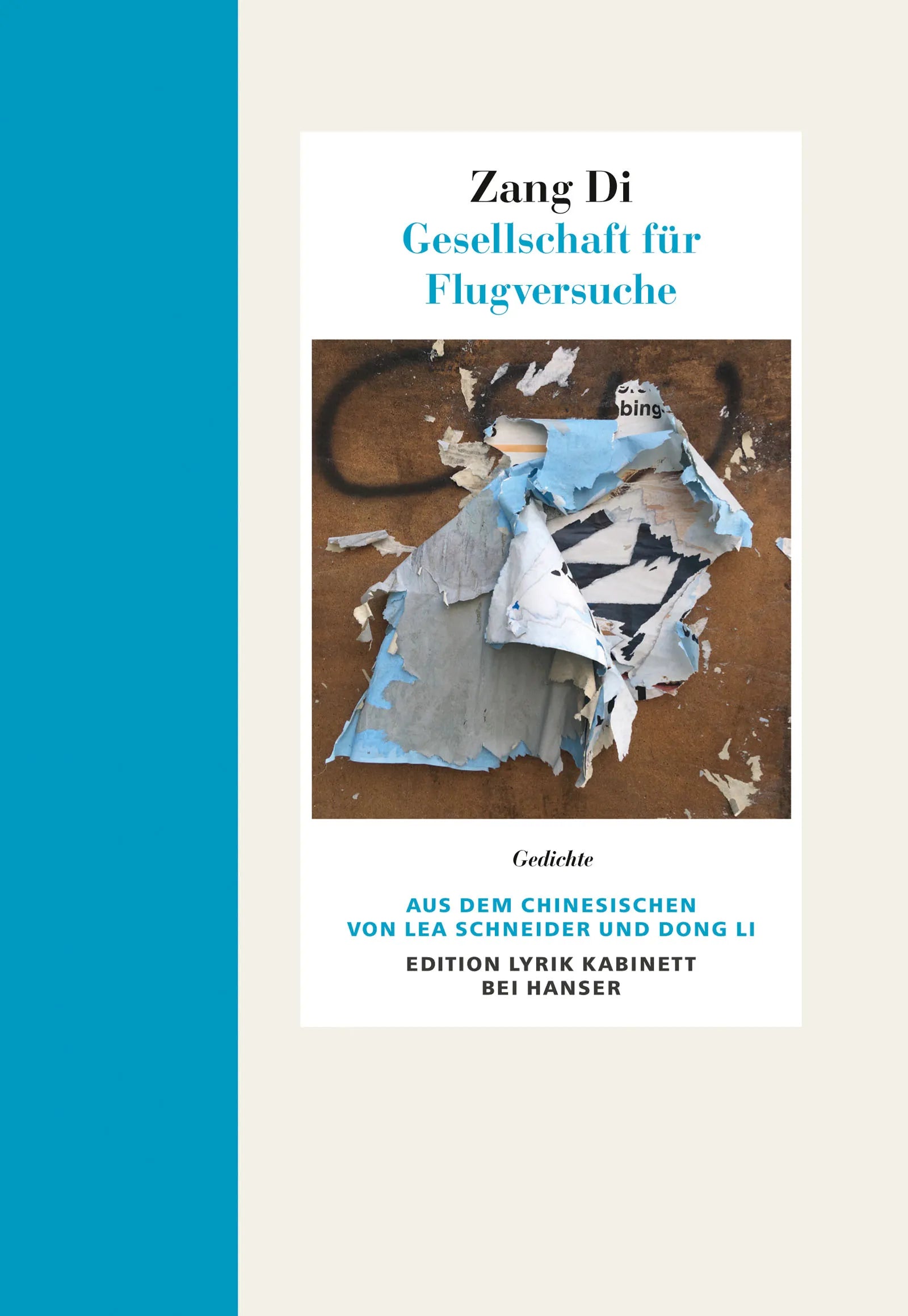Buchcover von 'Gesellschaft für Flugversuche' - Gebundene Ausgabe von Zang Di