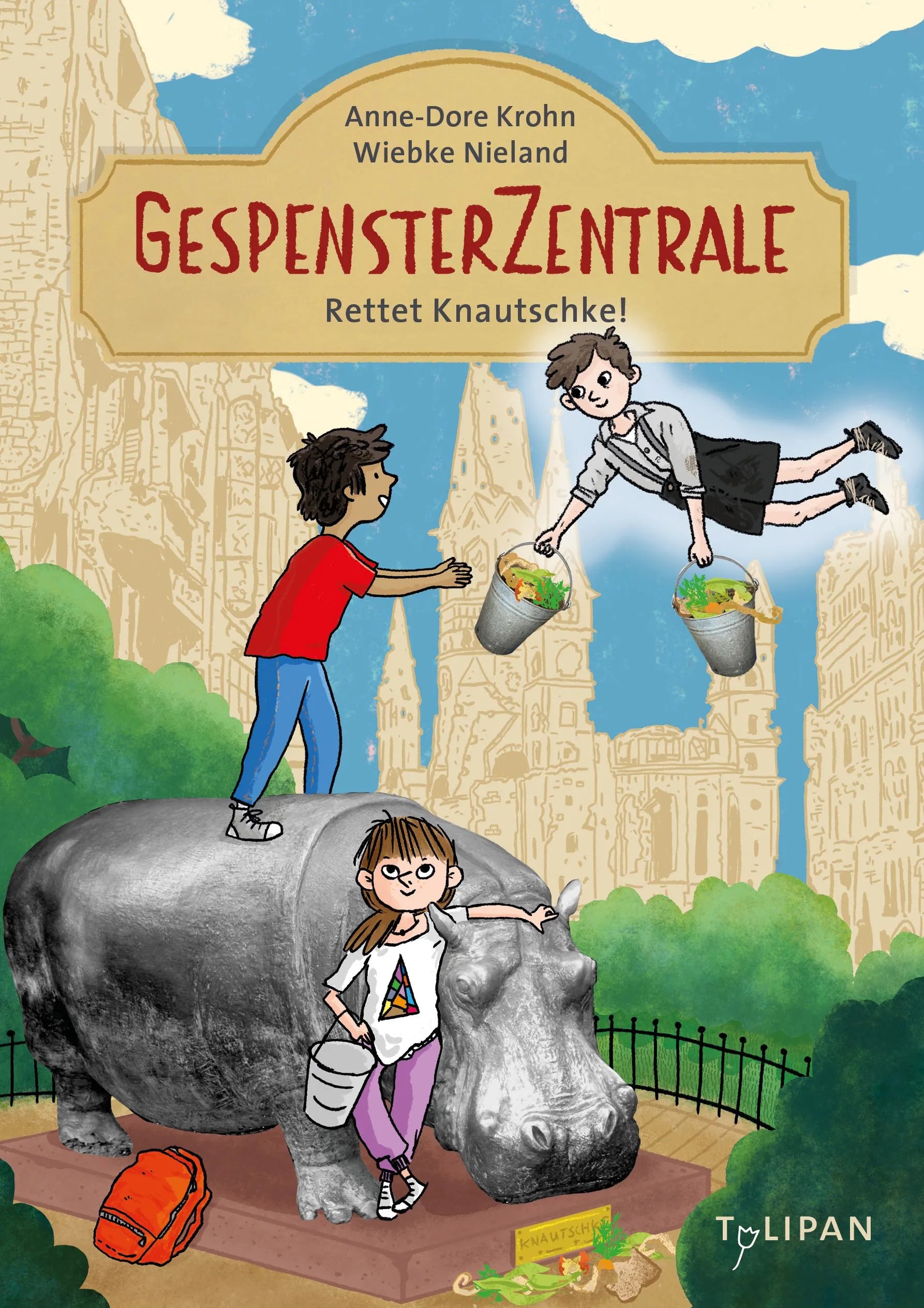 Cover: Gespensterzentrale. Rettet Knautschke! (Hardcover) von Anne-Dore Krohn