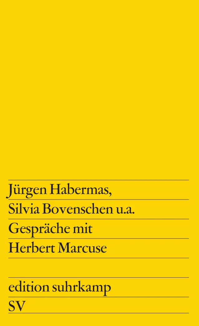 Buchcover von 'Gespräche mit Herbert Marcuse' - Taschenbuch von Herbert Marcuse
