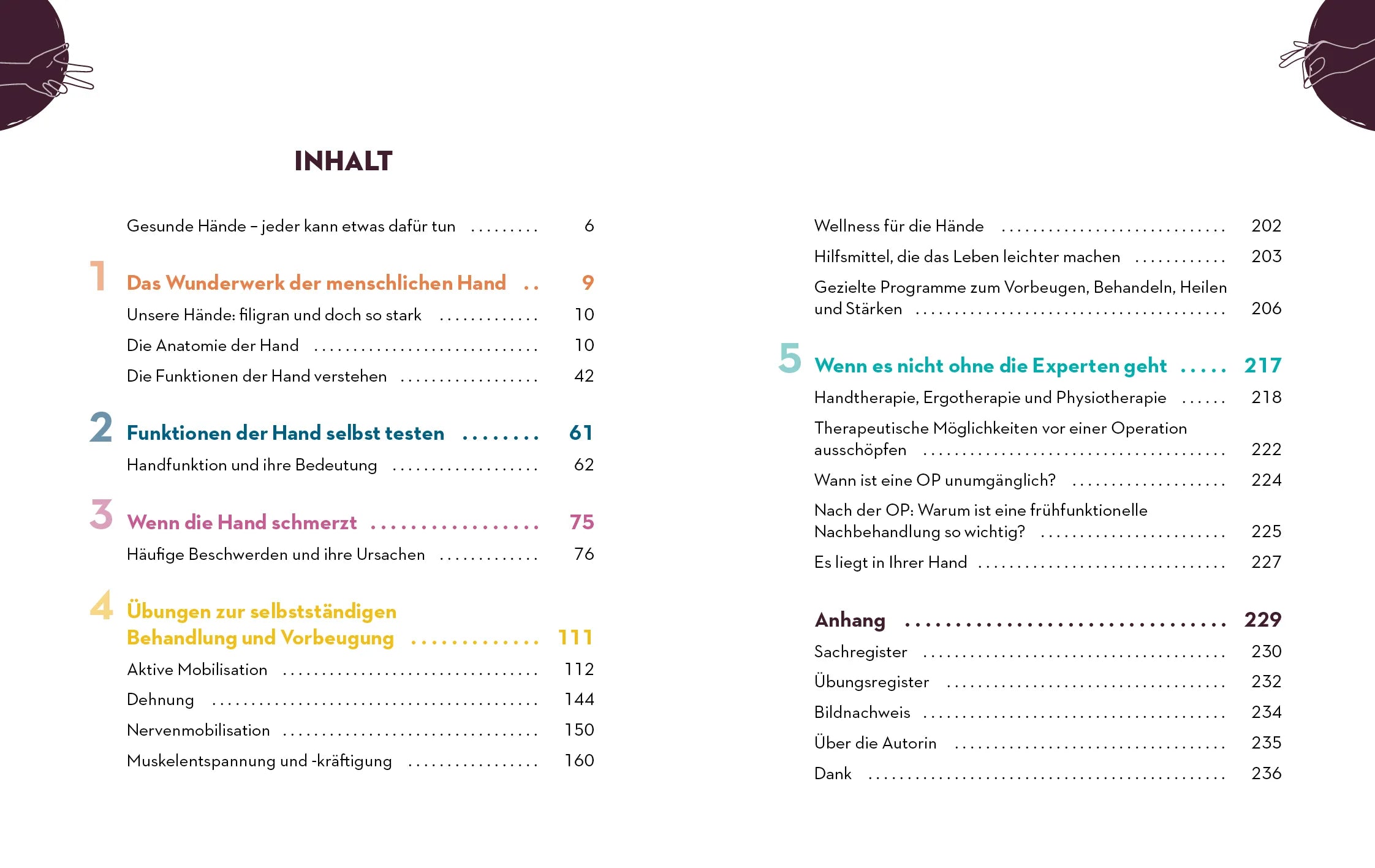 Innenansicht von 'Gesunde Hände im Handumdrehen' - Gebundene Ausgabe