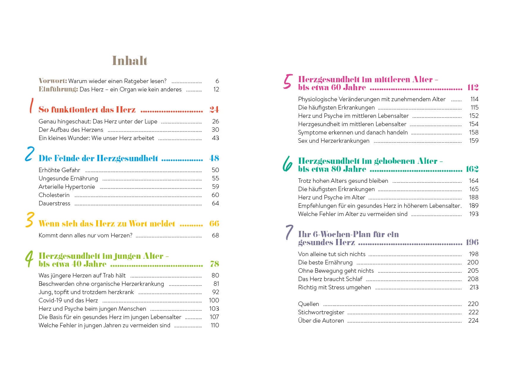 Innenansicht von 'Gesundheit ist Herzenssache' - Taschenbuch