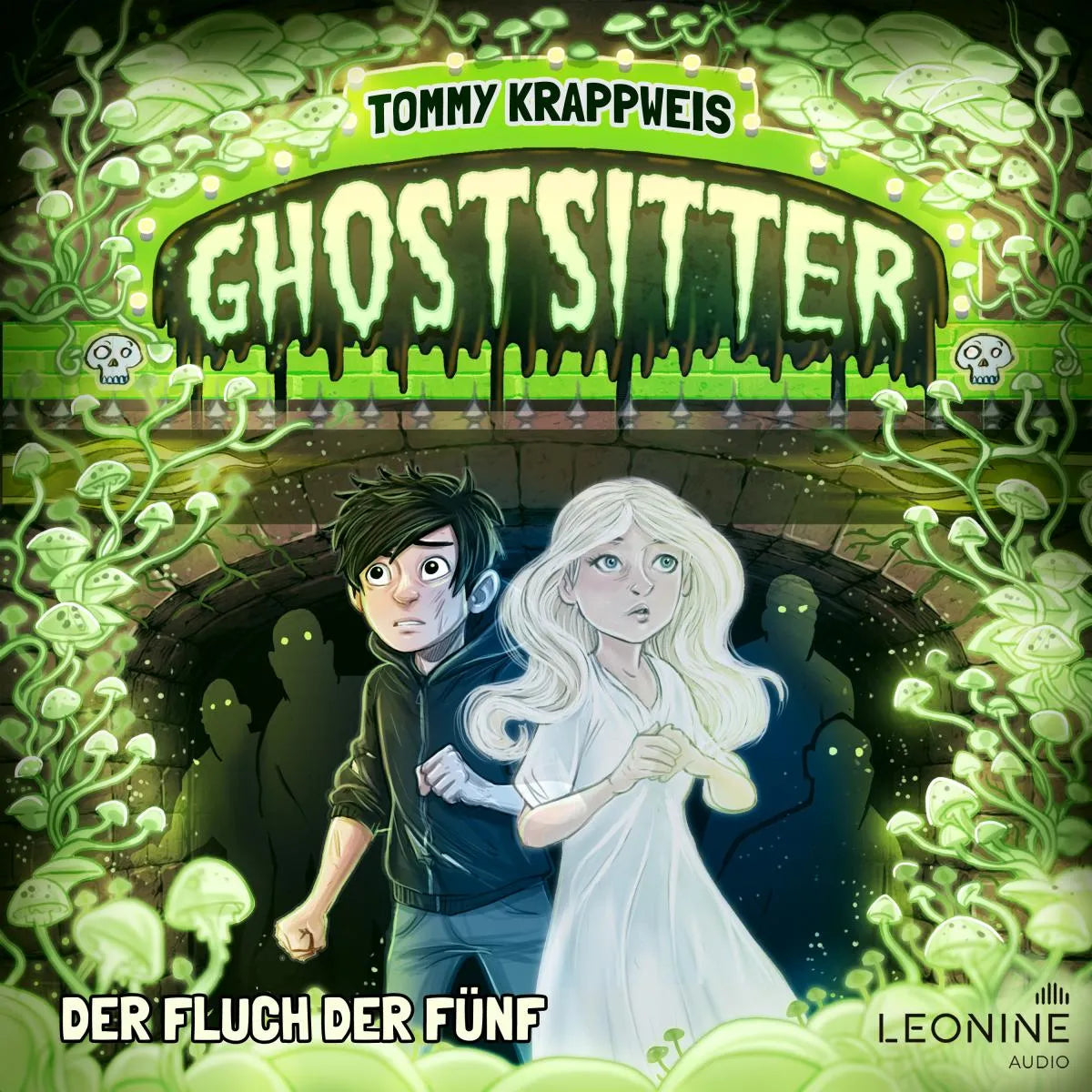 Cover: Ghostsitter 25 - Der Fluch der Fünf (Hörbuch Download) von Tommy Krappweis