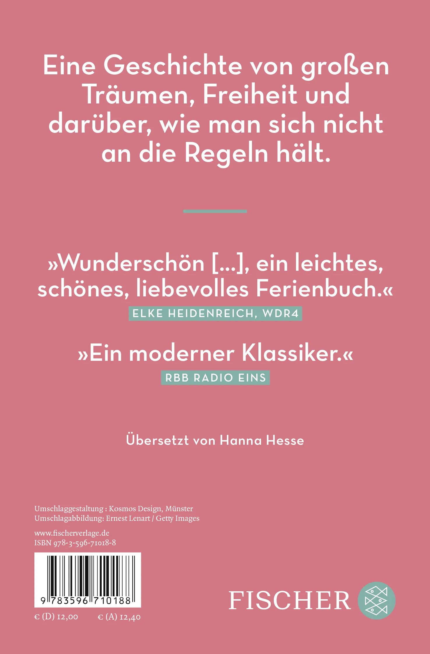 Buchrückseite von 'Gidget. Mein Sommer in Malibu' mit Klappentext - Taschenbuch