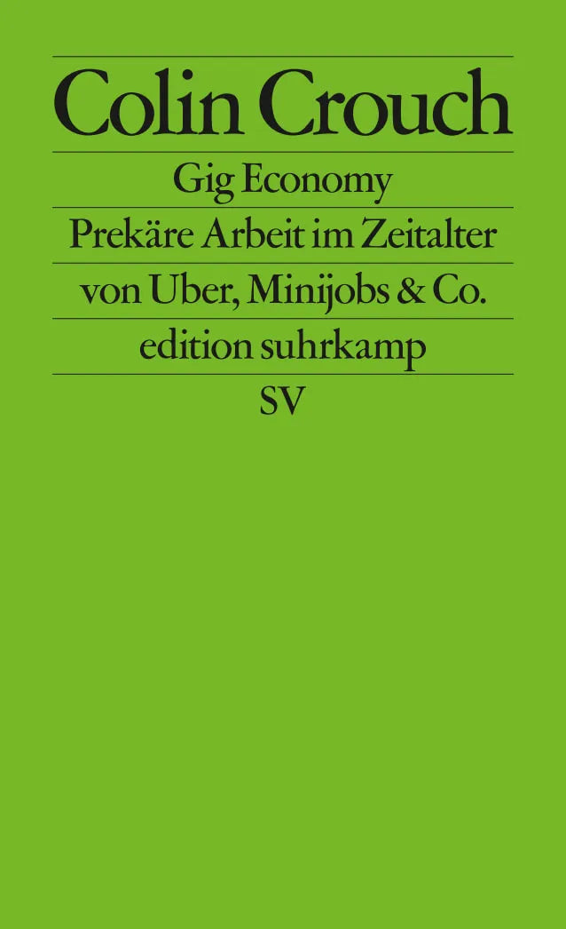 Buchcover von 'Gig Economy' - Taschenbuch von Colin Crouch