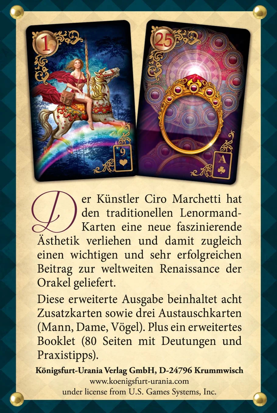 Gilded Reverie Lenormand – Ansicht