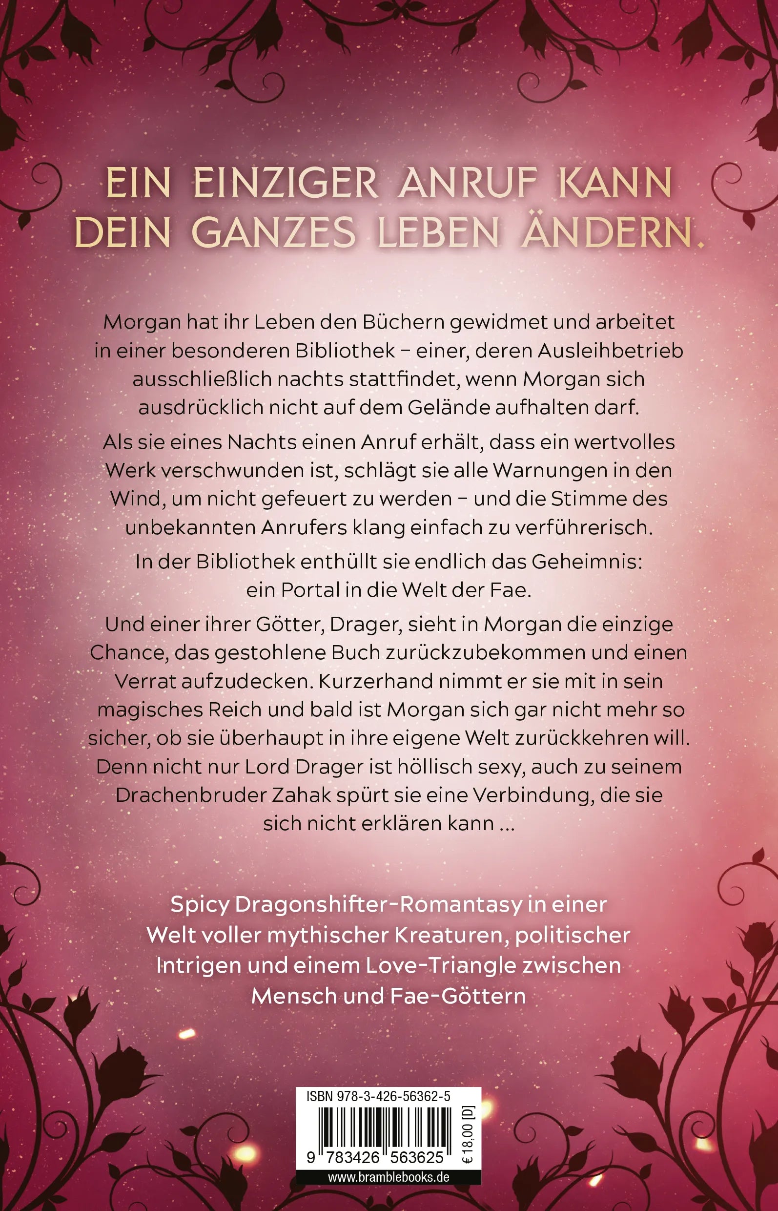 Buchrückseite von 'Gilded Wings' mit Klappentext - Paperback