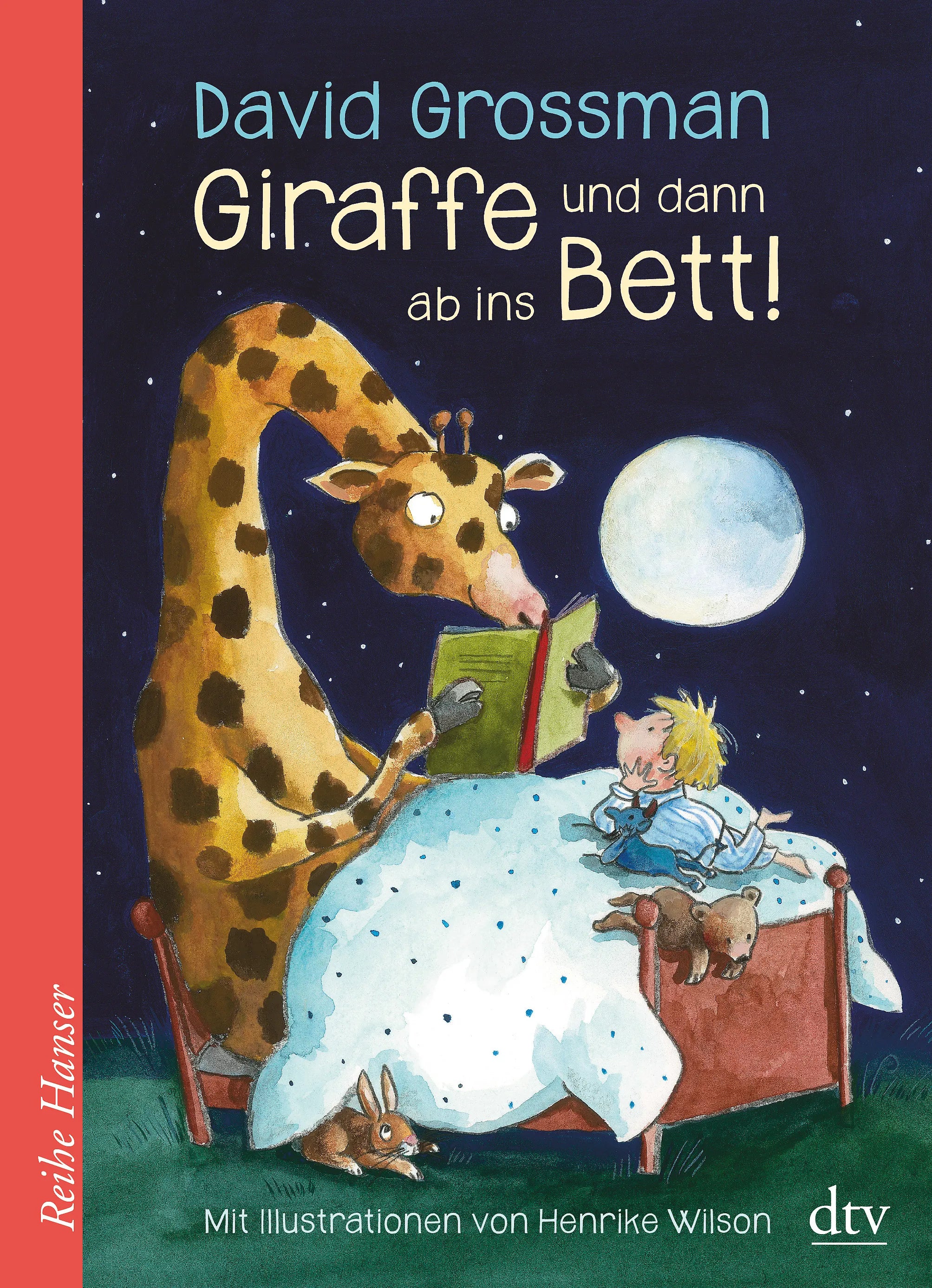 Buchcover von 'Giraffe und dann ab ins Bett!' - Taschenbuch von David Grossman
