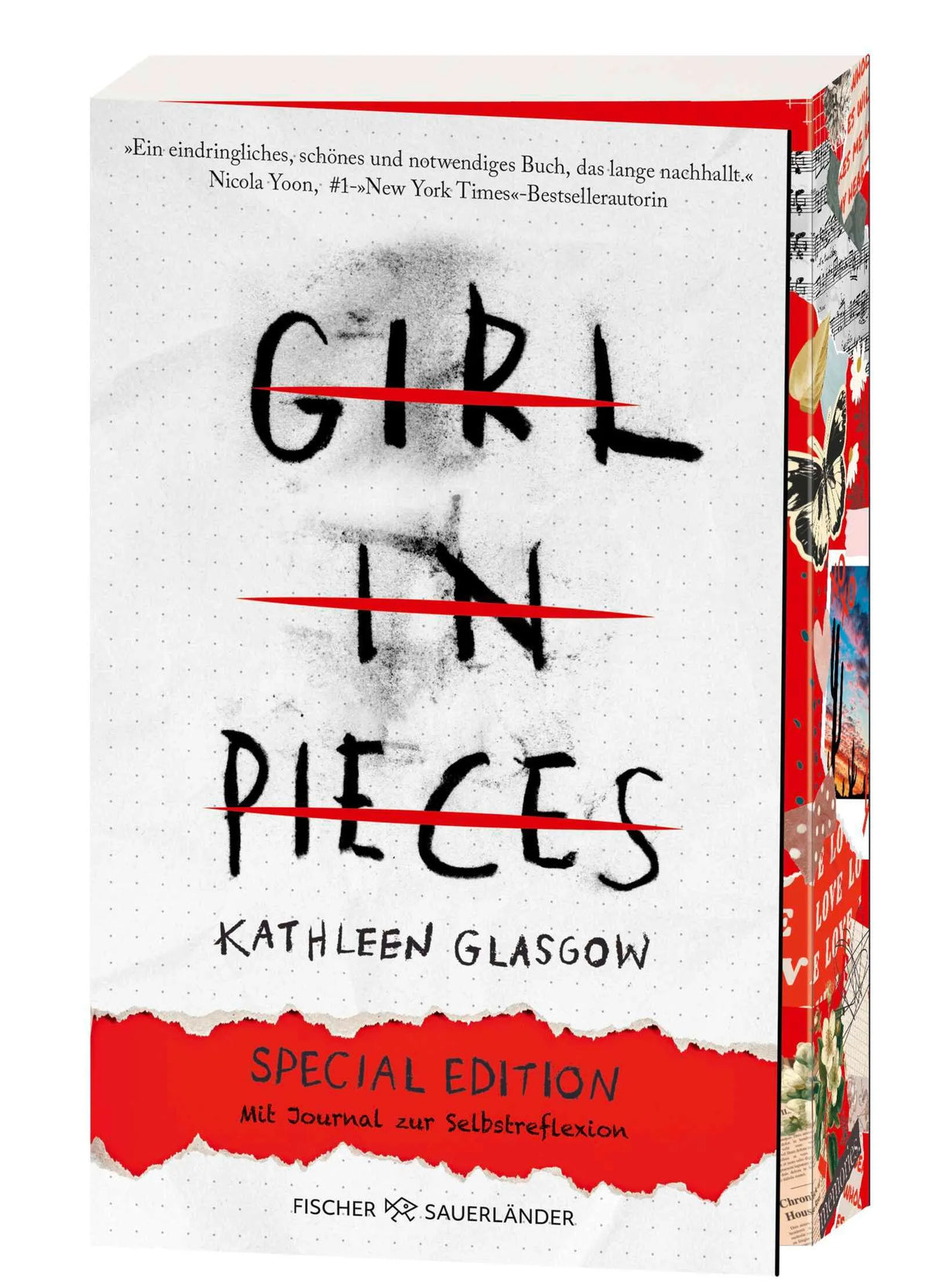Cover: Girl in Pieces – Special Edition mit Journal zur Selbstreflexion (Paperback) von Kathleen Glasgow