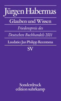 Buchcover von 'Glauben und Wissen' - Taschenbuch von Jürgen Habermas