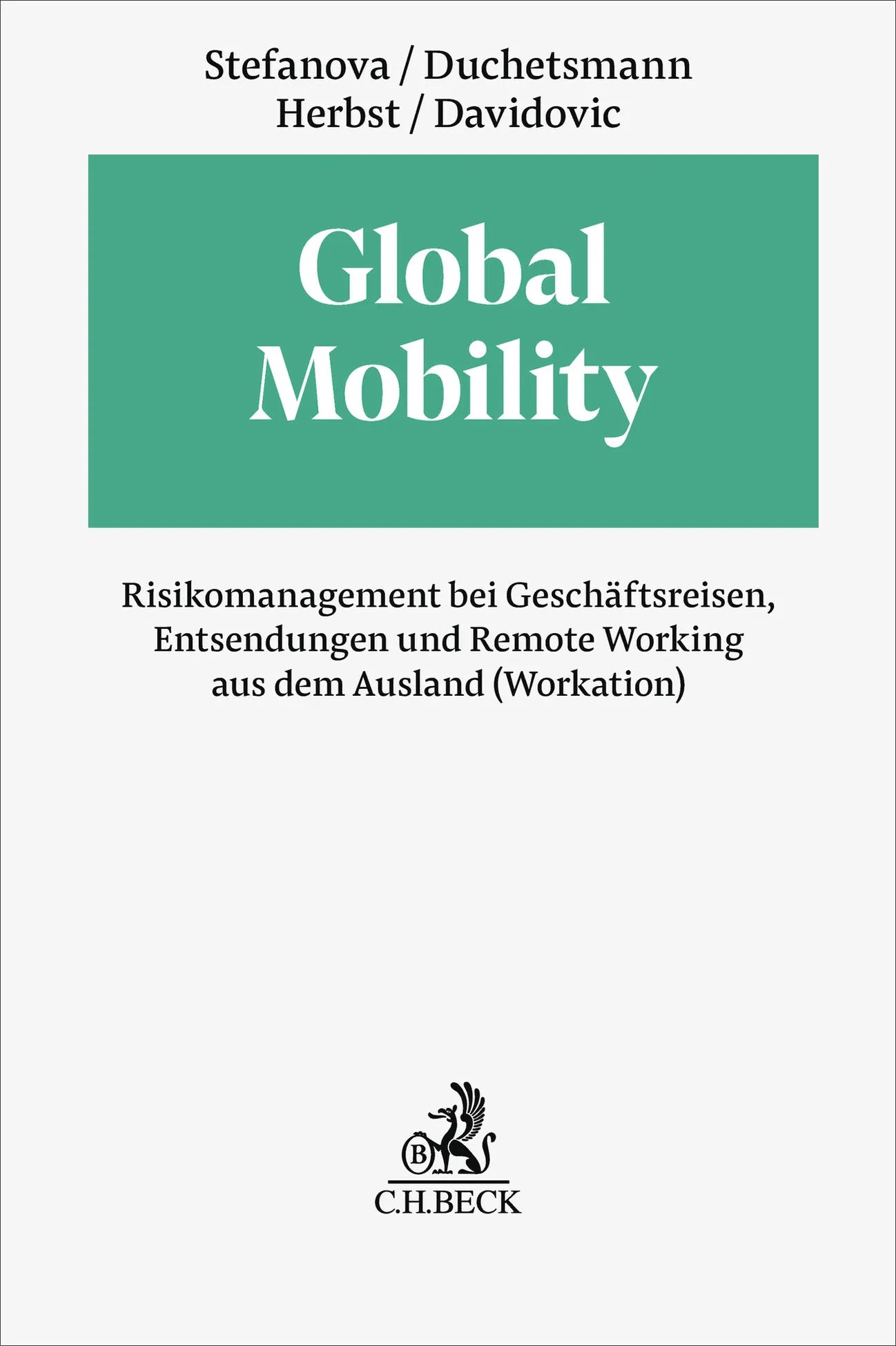 Buchcover von 'Global Mobility' - Gebundene Ausgabe von Sachka Stefanova-Behlert