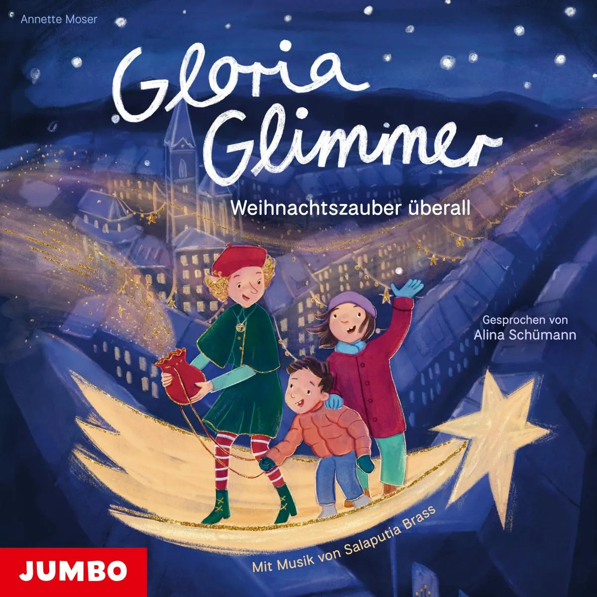 Cover: Gloria Glimmer. Weihnachtszauber überall (Hörbuch Download) von Annette Moser